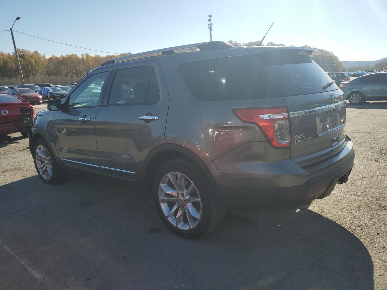 2014 Ford Explorer Limited Gray vin: 1FM5K8F8XEGA39104