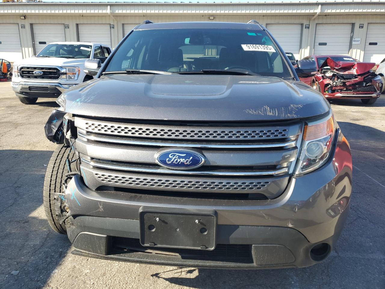 2014 Ford Explorer Limited Gray vin: 1FM5K8F8XEGA39104