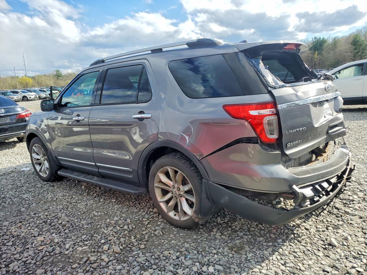2014 Ford Explorer Limited Gray vin: 1FM5K8F8XEGA66769