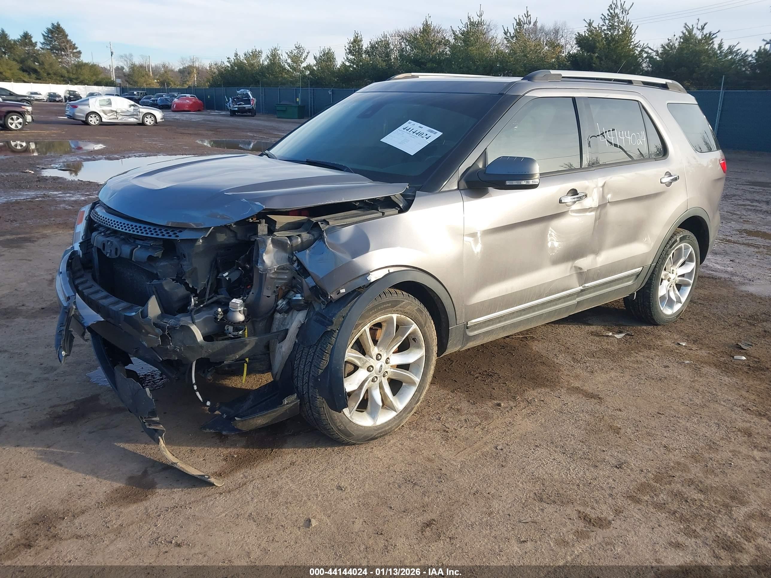 2014 Ford Explorer Limited Gray vin: 1FM5K8F8XEGA73947