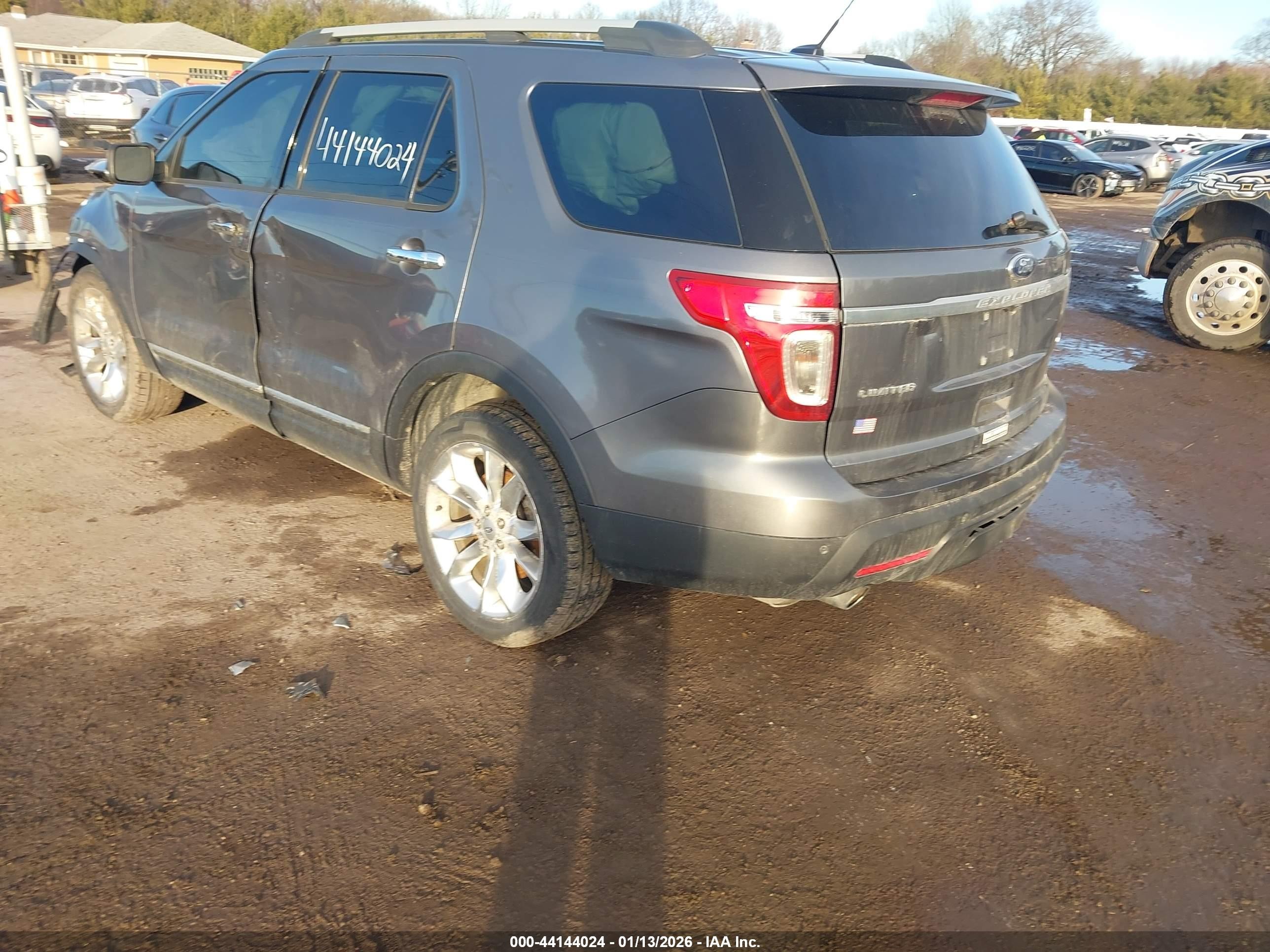 2014 Ford Explorer Limited Gray vin: 1FM5K8F8XEGA73947
