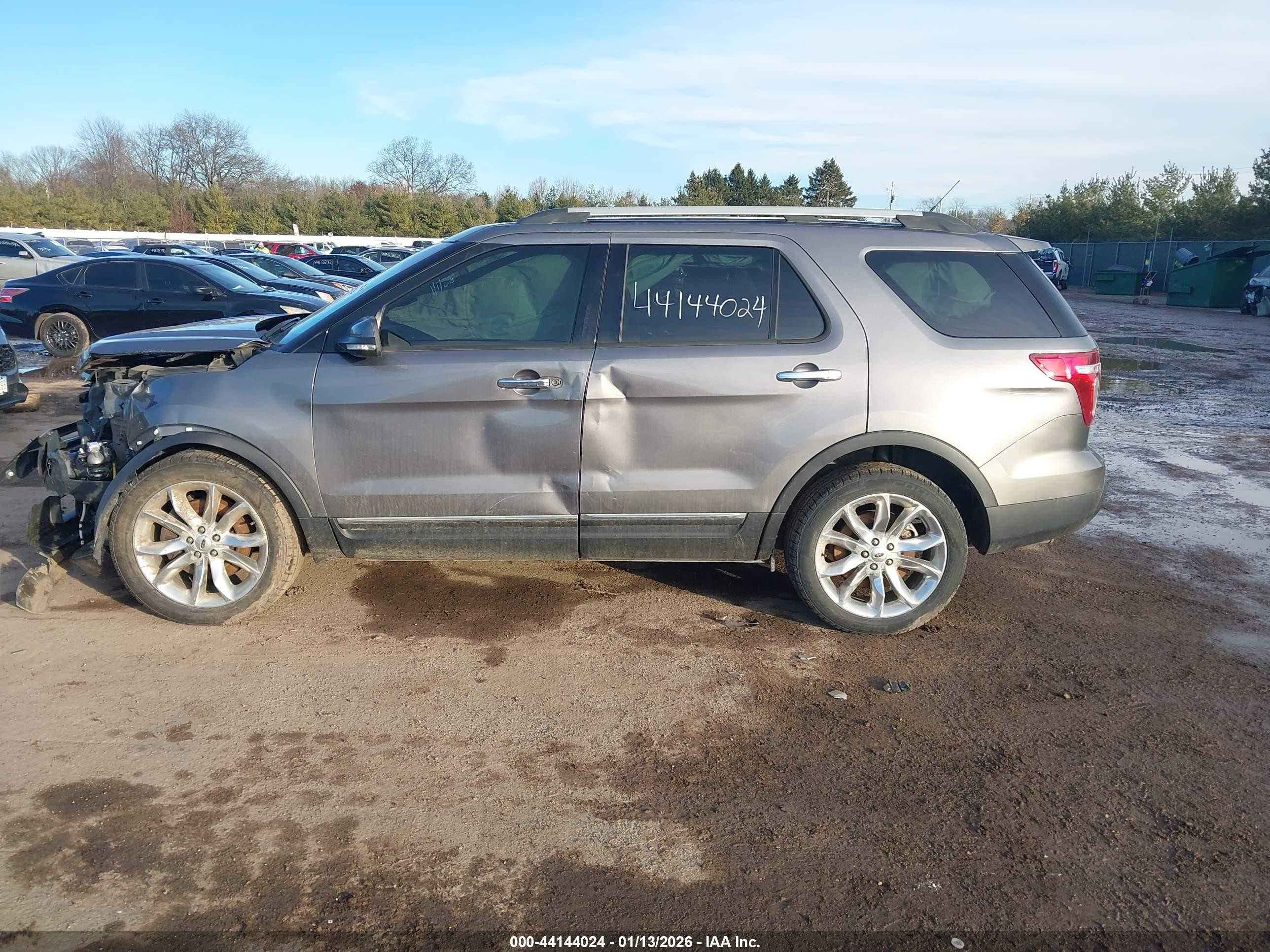 2014 Ford Explorer Limited Gray vin: 1FM5K8F8XEGA73947