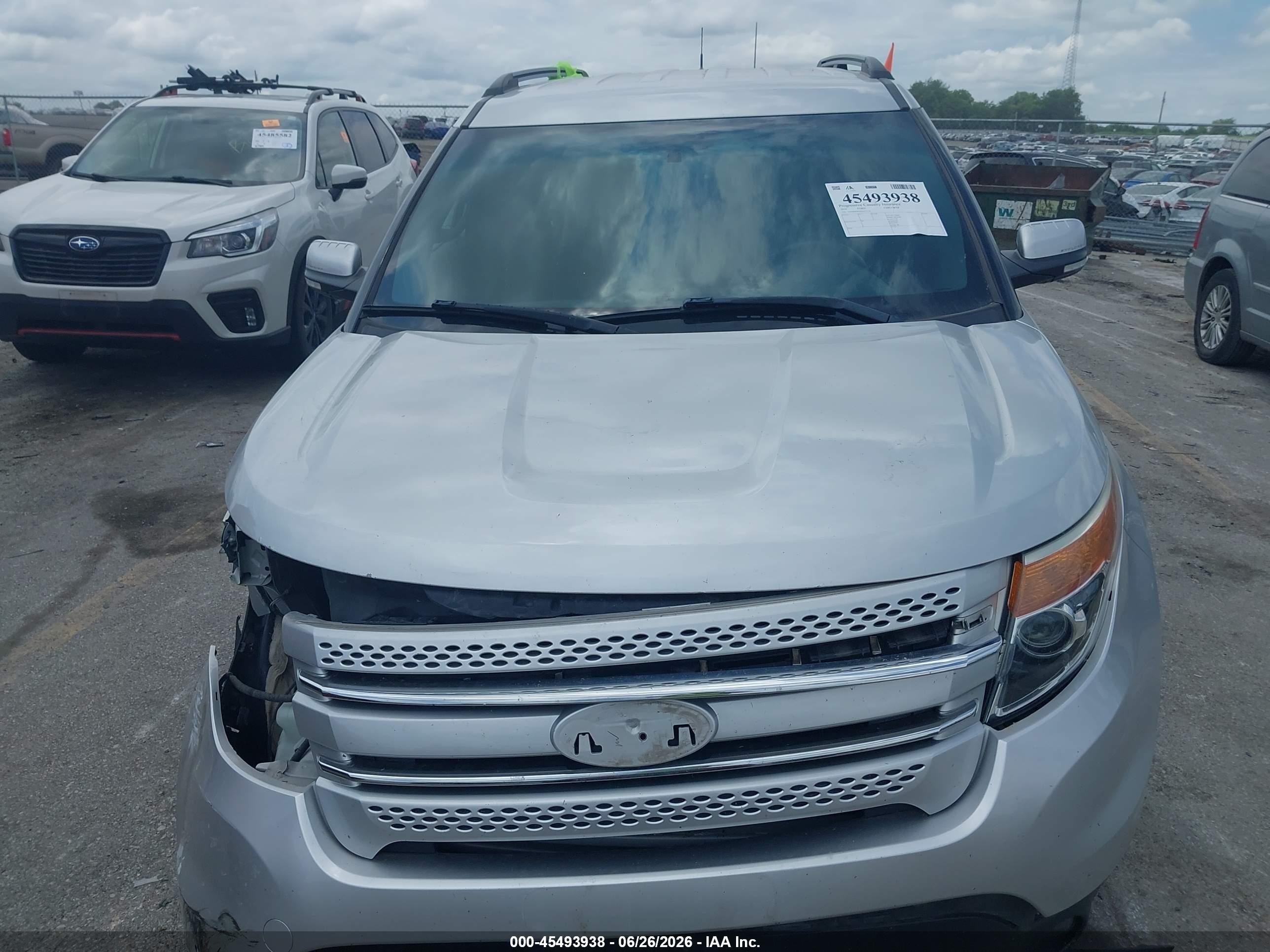 2014 Ford Explorer Limited Silver vin: 1FM5K8F8XEGA75116