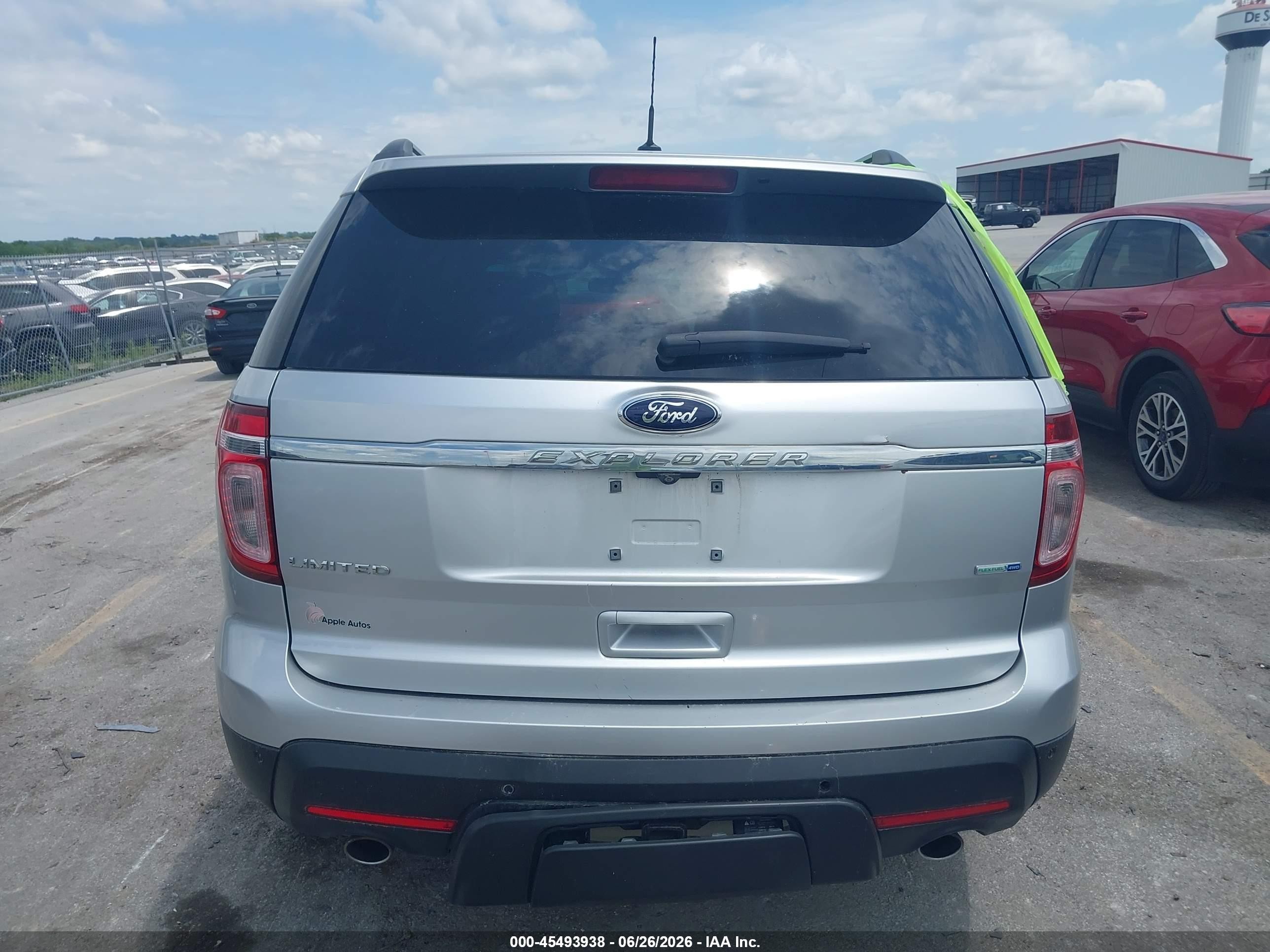 2014 Ford Explorer Limited Silver vin: 1FM5K8F8XEGA75116