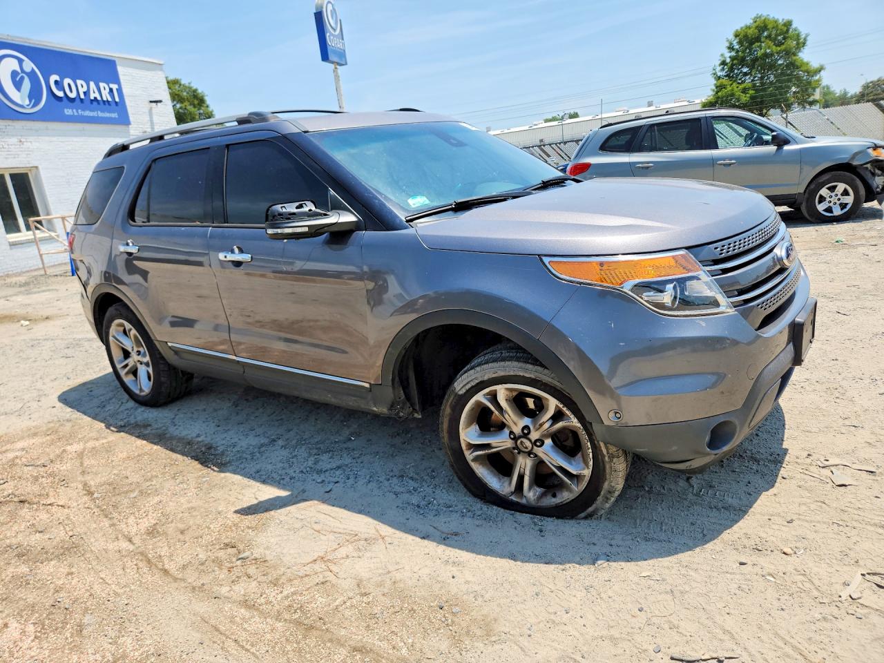 2014 Ford Explorer Limited Gray vin: 1FM5K8F8XEGA97780