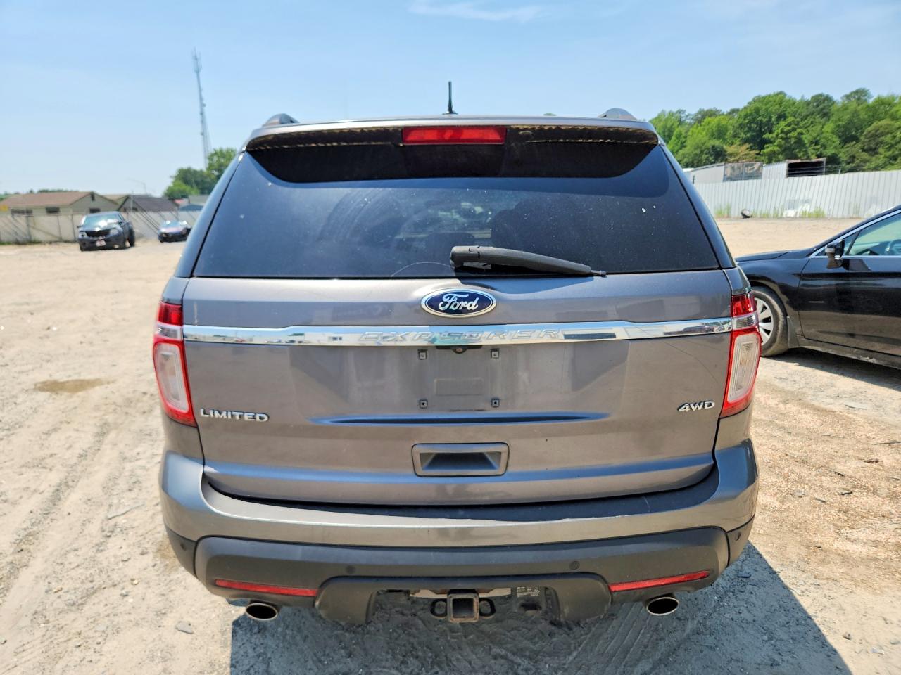 2014 Ford Explorer Limited Gray vin: 1FM5K8F8XEGA97780