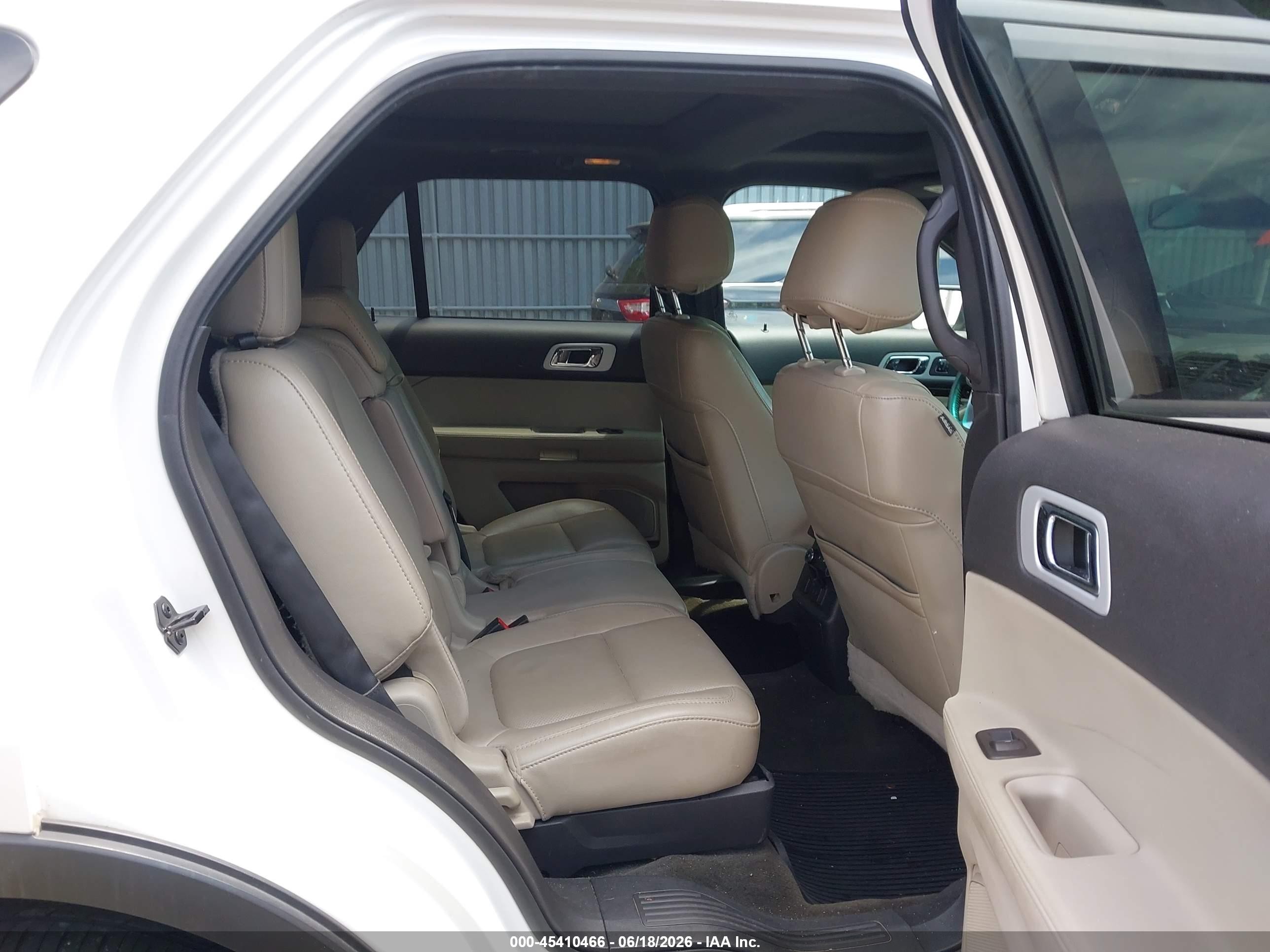 2014 Ford Explorer Limited Белый vin: 1FM5K8F8XEGC43983