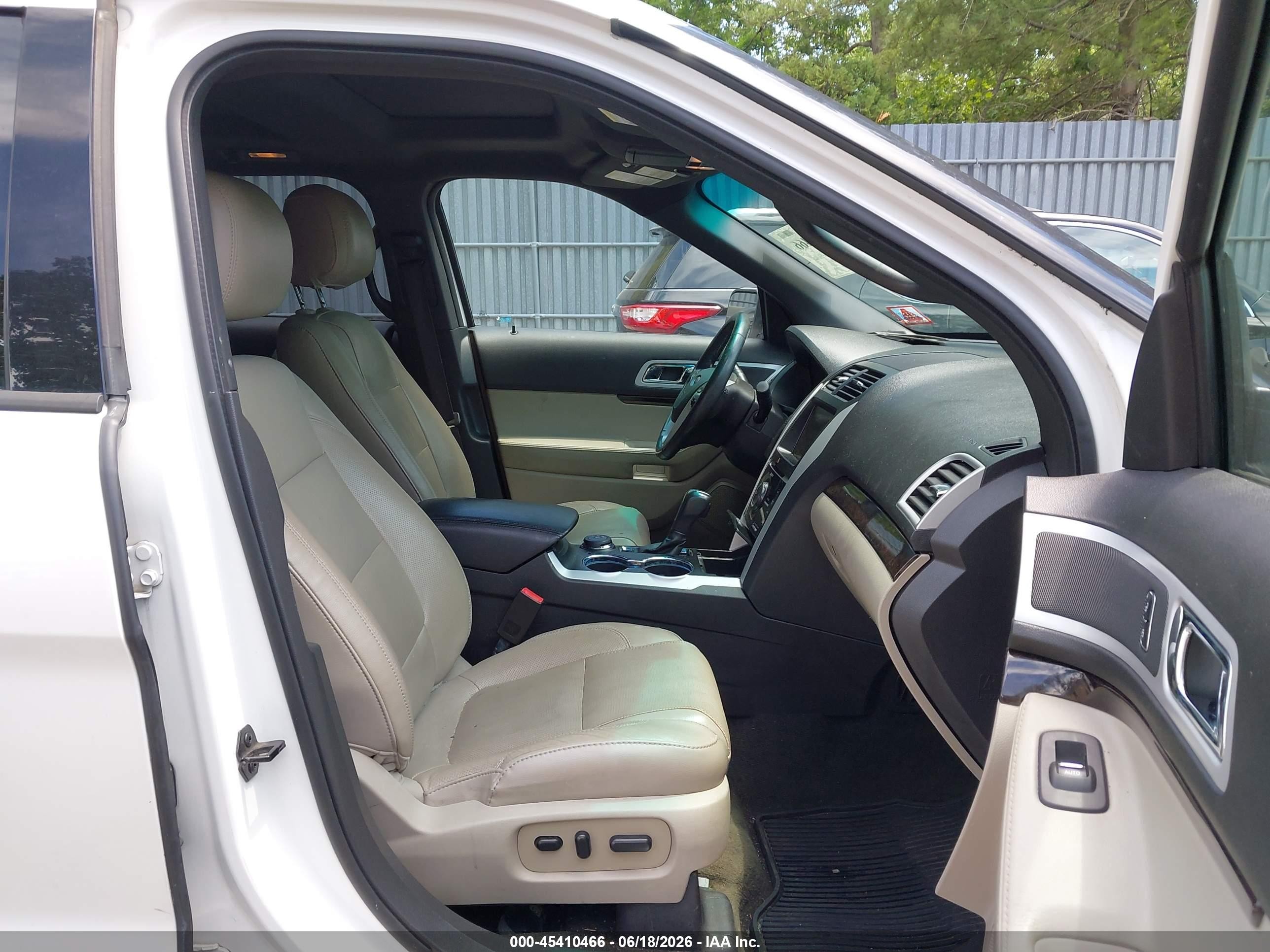 2014 Ford Explorer Limited Белый vin: 1FM5K8F8XEGC43983
