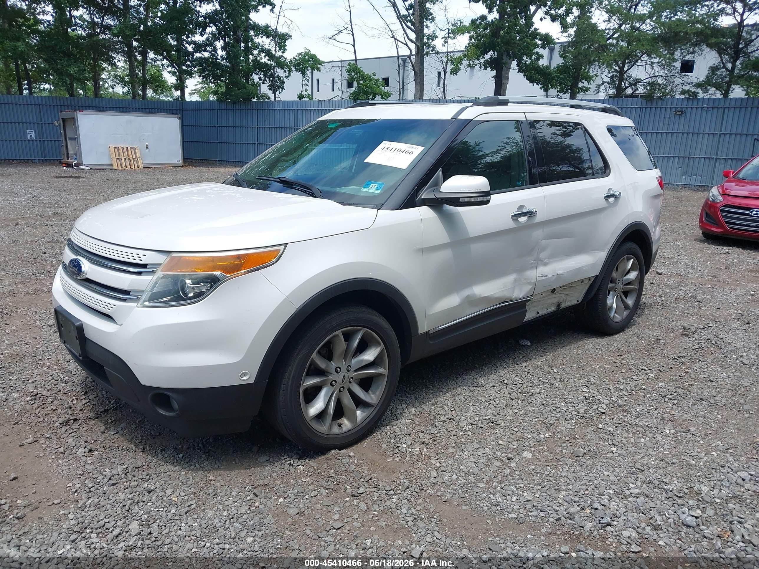 2014 Ford Explorer Limited Белый vin: 1FM5K8F8XEGC43983
