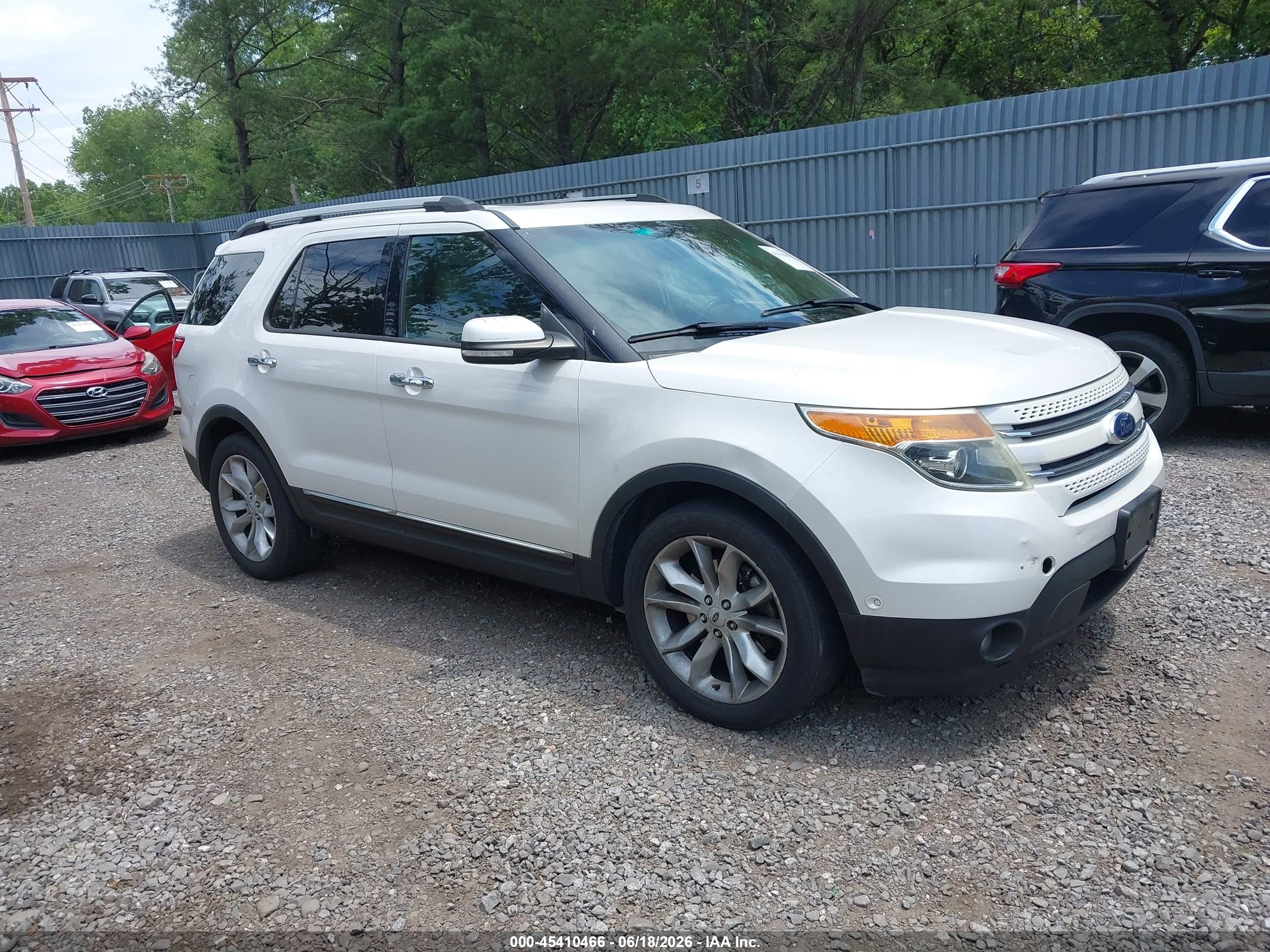 2014 Ford Explorer Limited White vin: 1FM5K8F8XEGC43983