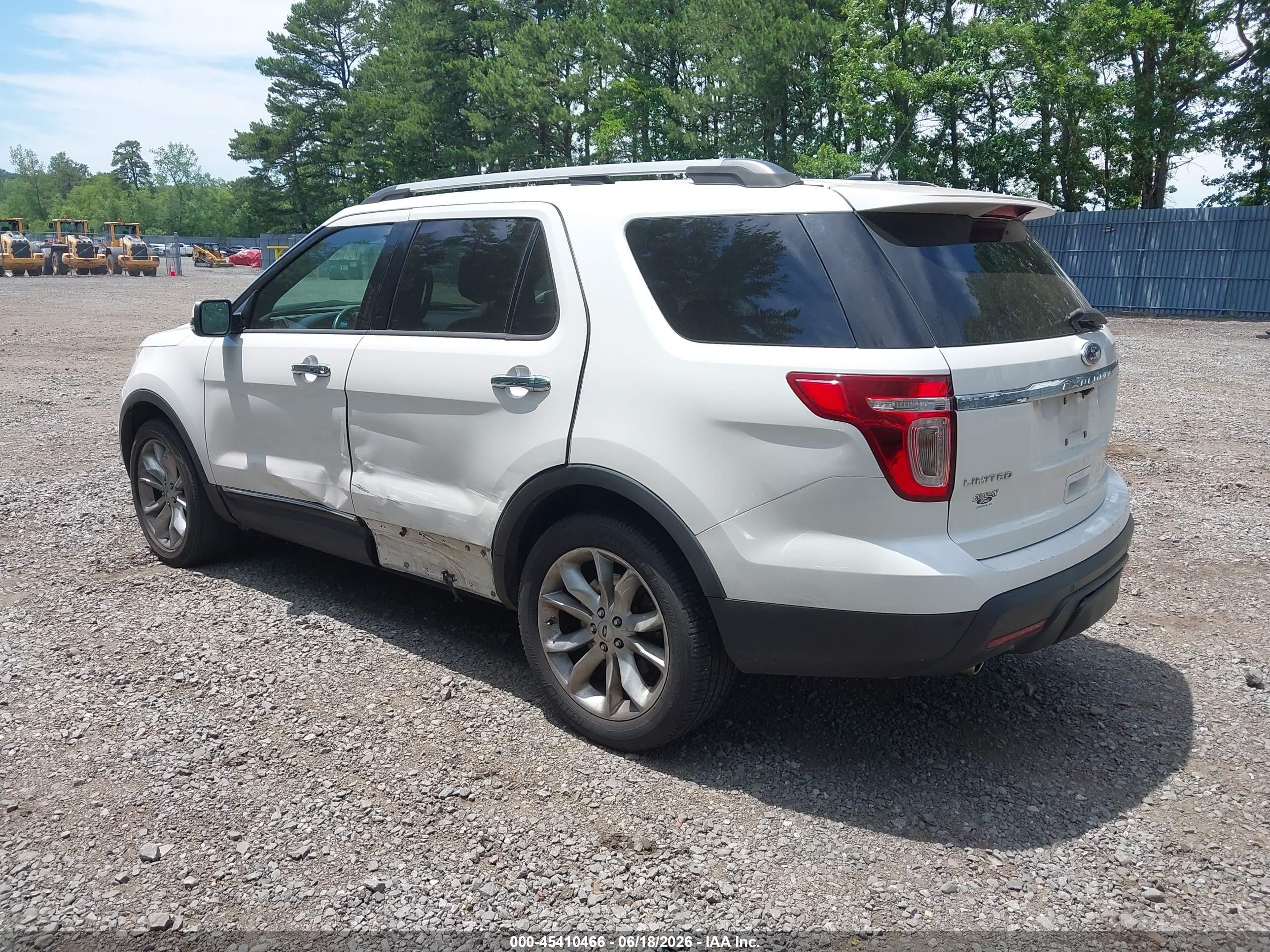 2014 Ford Explorer Limited Белый vin: 1FM5K8F8XEGC43983