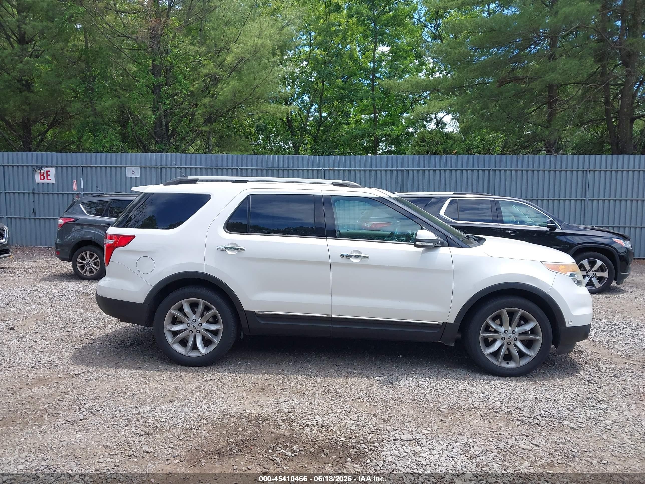 2014 Ford Explorer Limited Белый vin: 1FM5K8F8XEGC43983