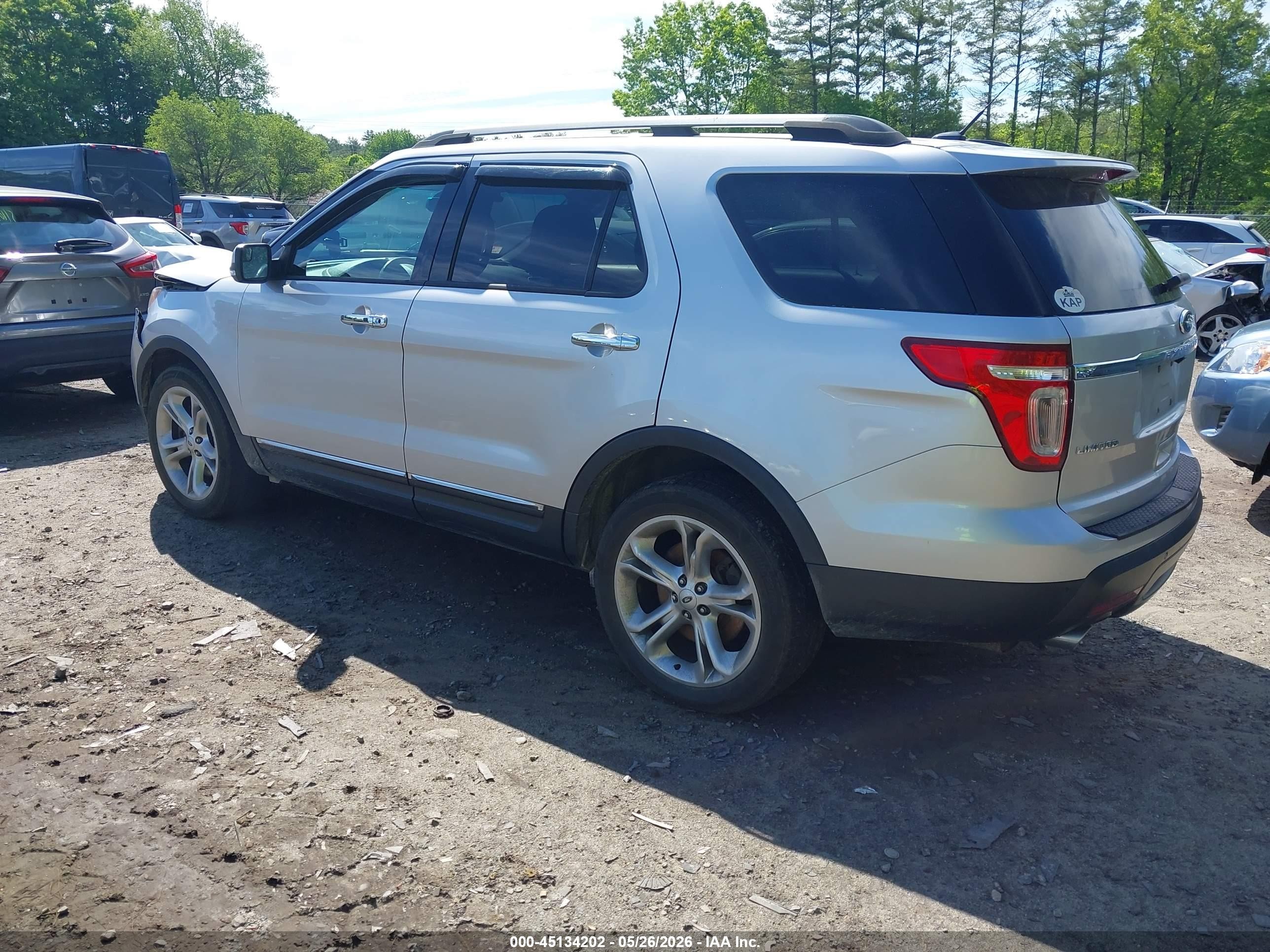 2015 Ford Explorer Limited Silver vin: 1FM5K8F8XFGA15290