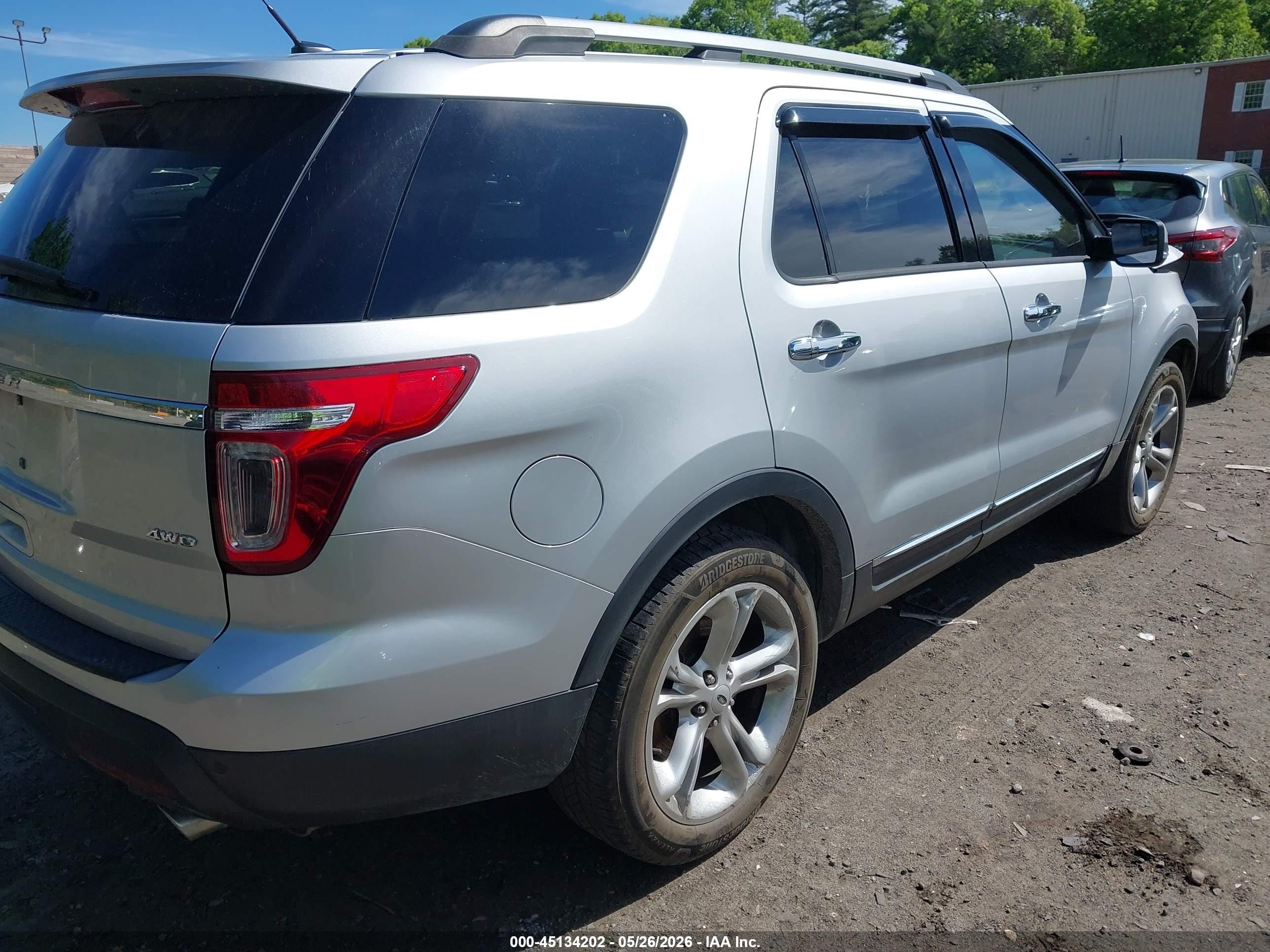 2015 Ford Explorer Limited Silver vin: 1FM5K8F8XFGA15290