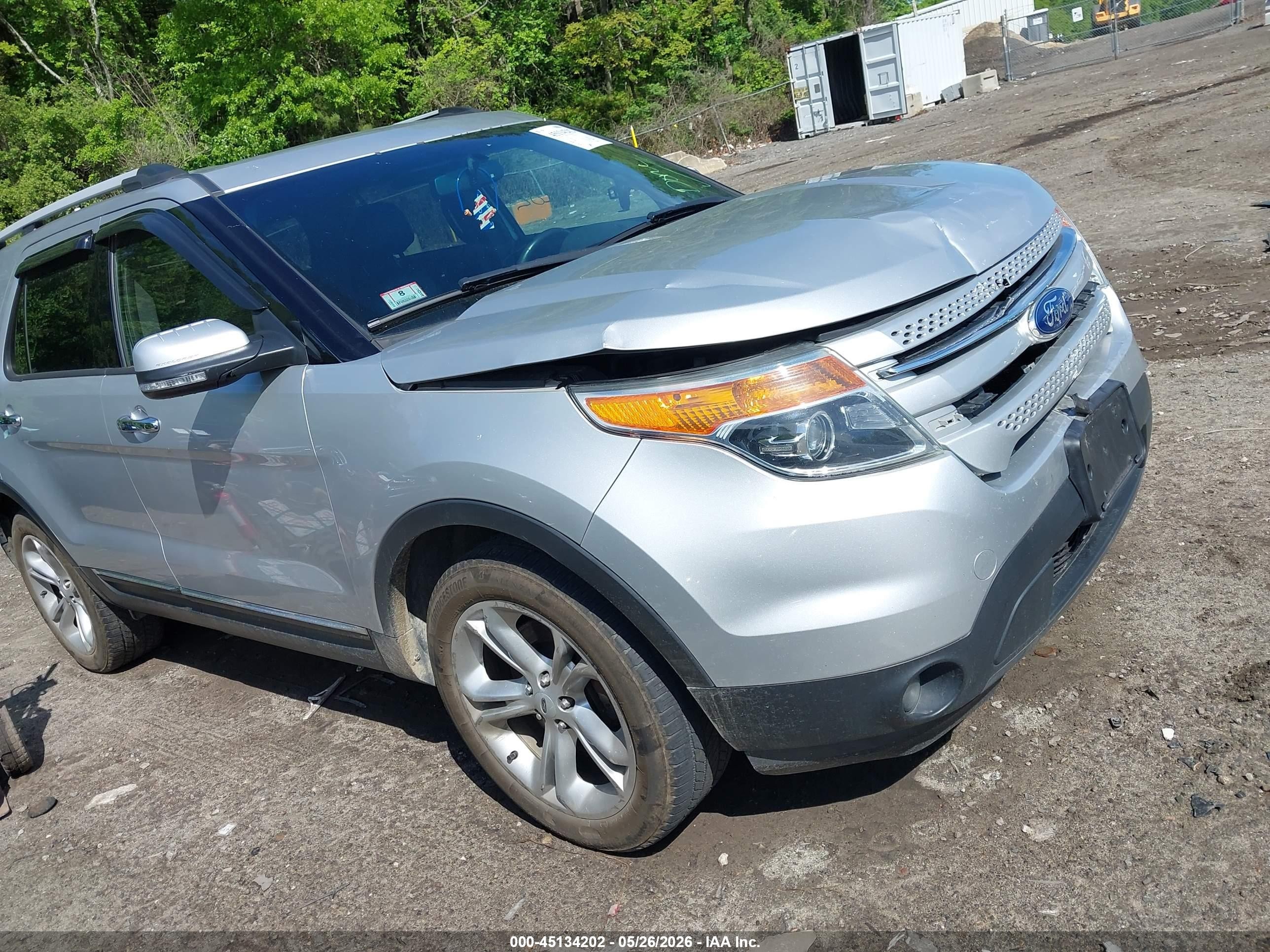 2015 Ford Explorer Limited Silver vin: 1FM5K8F8XFGA15290