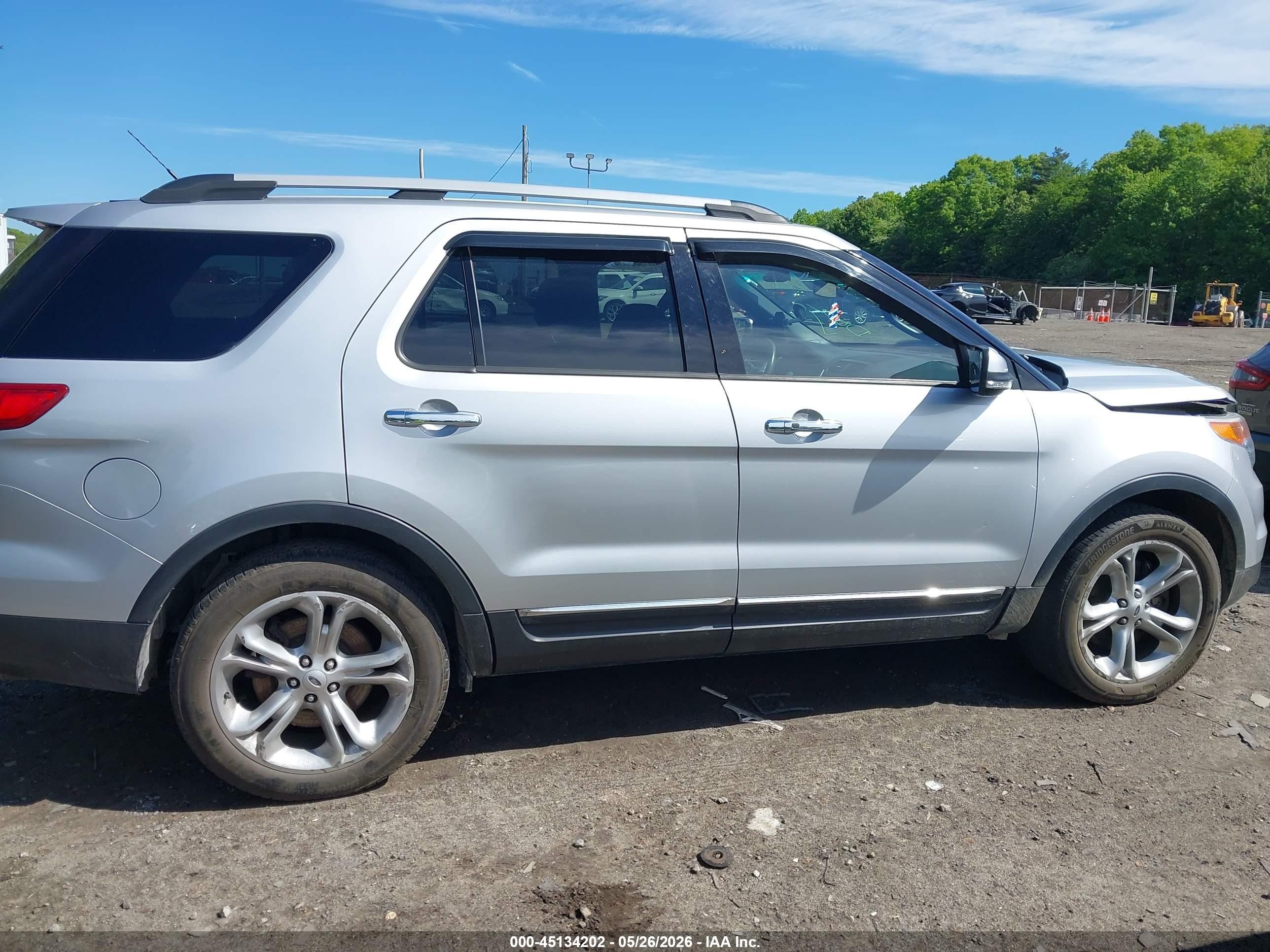 2015 Ford Explorer Limited Silver vin: 1FM5K8F8XFGA15290
