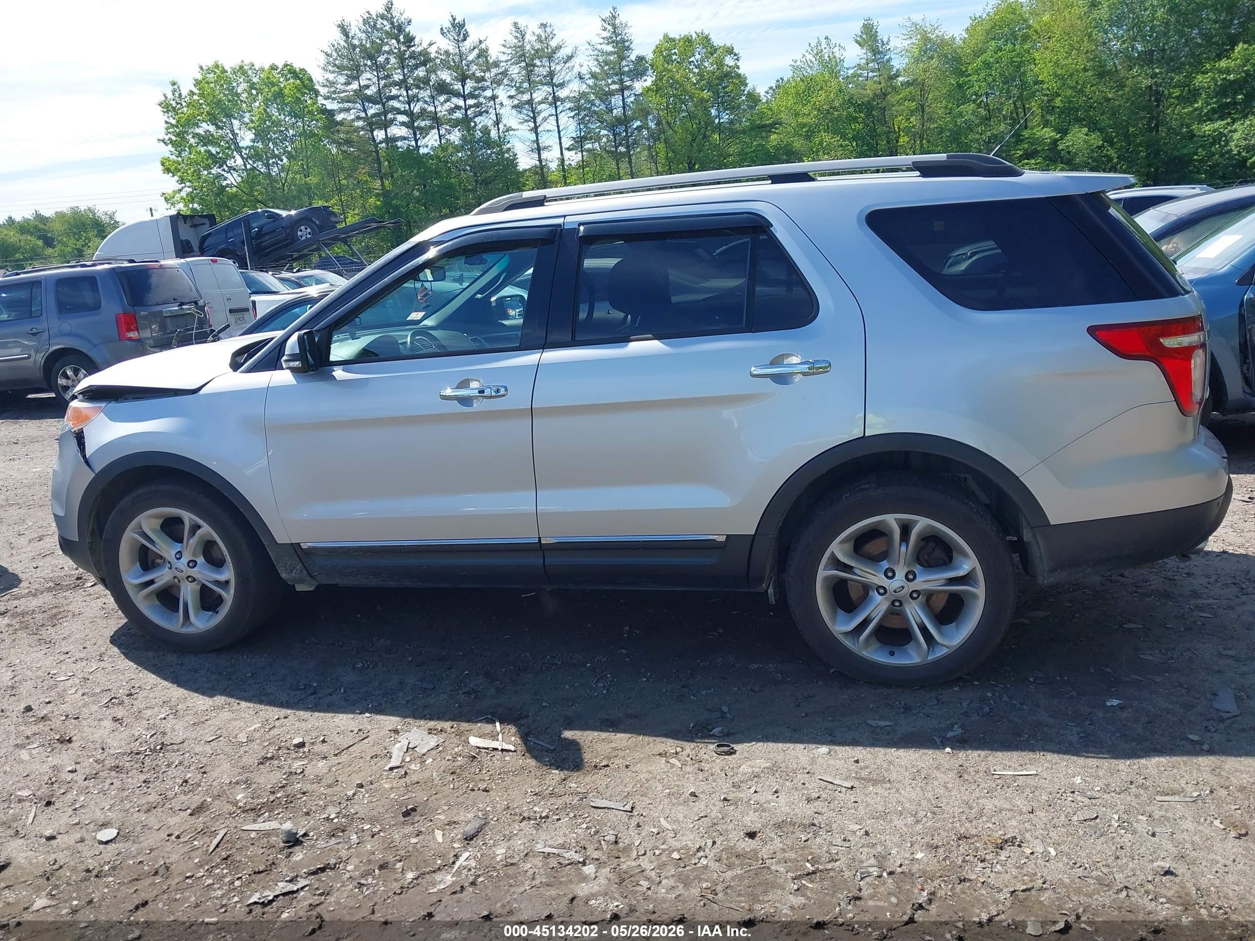 2015 Ford Explorer Limited Silver vin: 1FM5K8F8XFGA15290