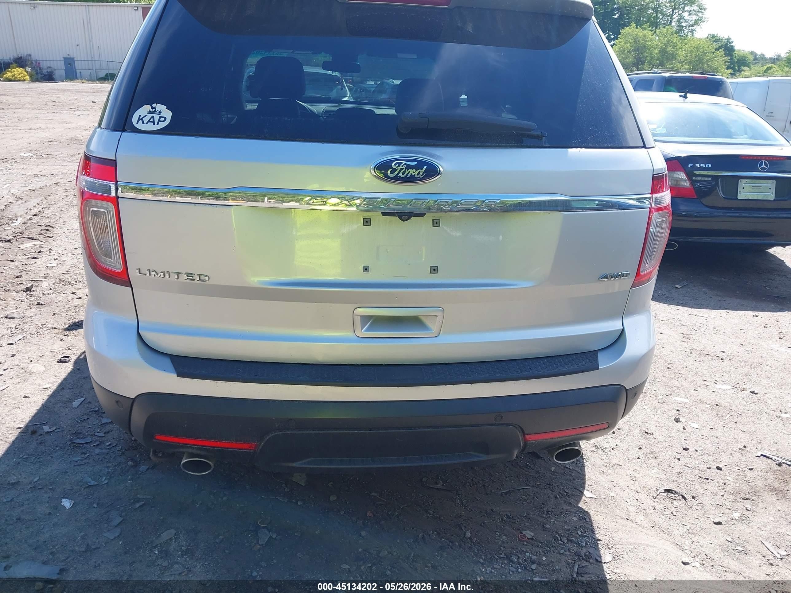 2015 Ford Explorer Limited Silver vin: 1FM5K8F8XFGA15290