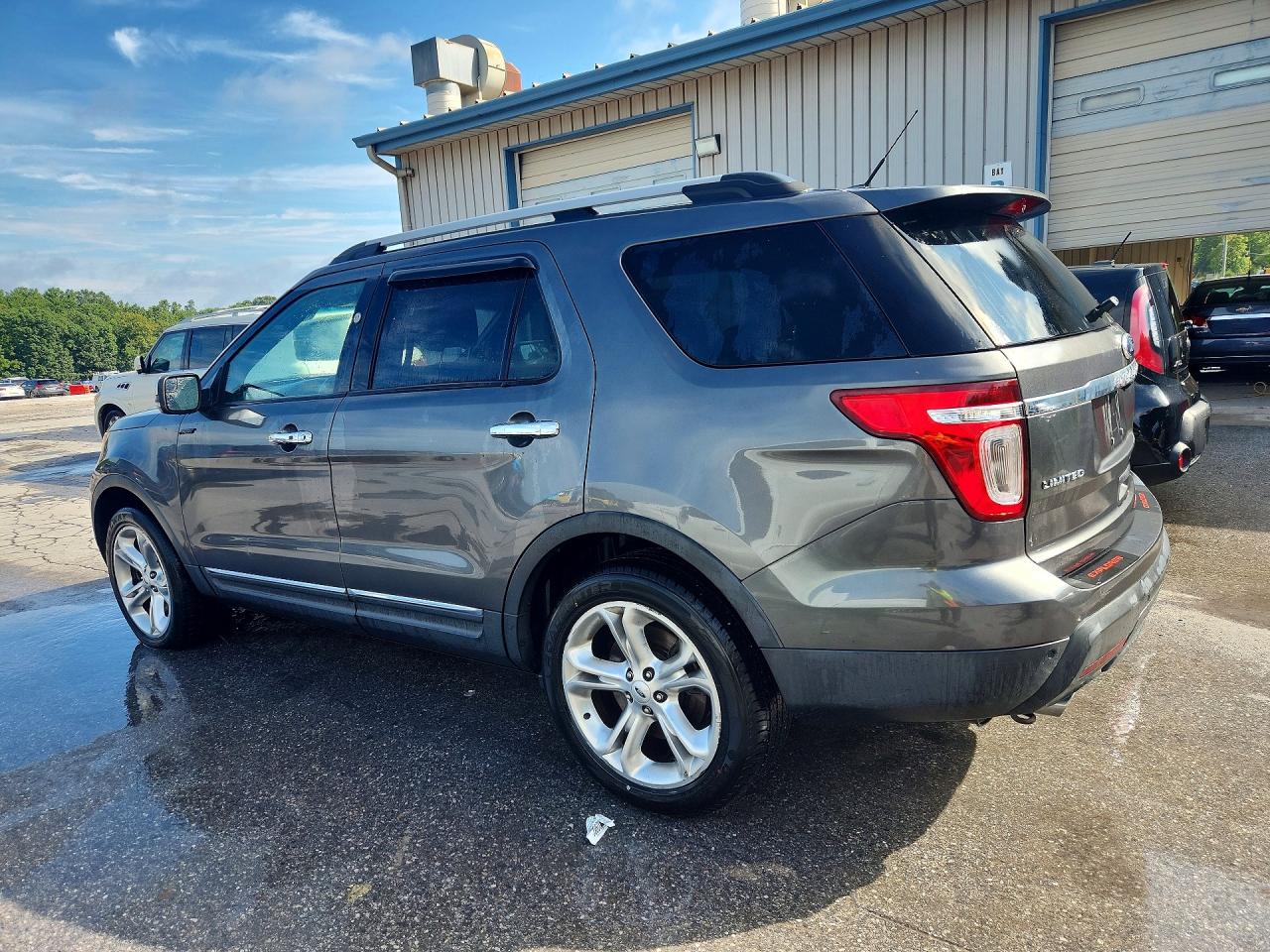 2015 Ford Explorer Limited Gray vin: 1FM5K8F8XFGA20375