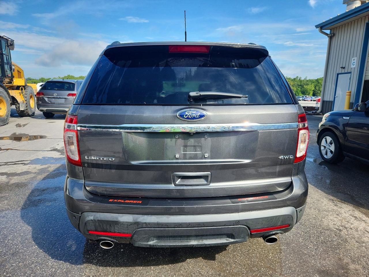 2015 Ford Explorer Limited Gray vin: 1FM5K8F8XFGA20375