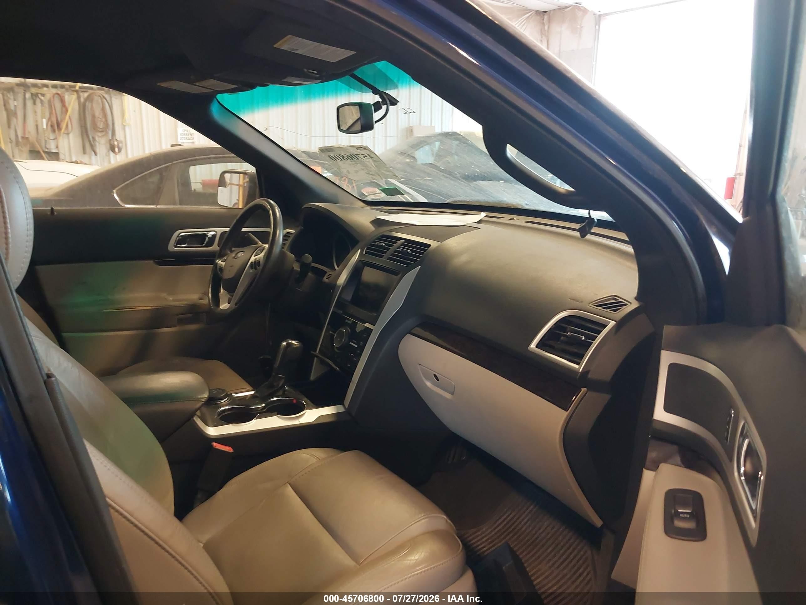 2015 Ford Explorer Limited Blue vin: 1FM5K8F8XFGA53618