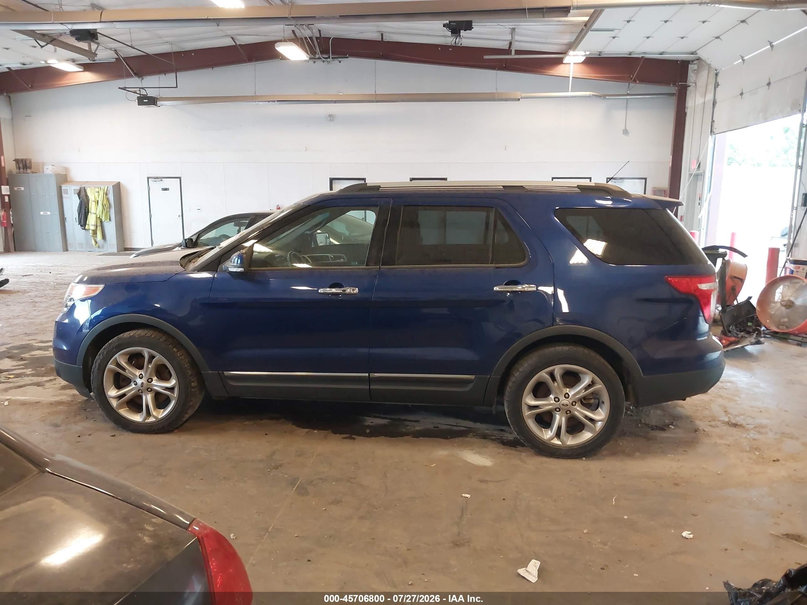 2015 Ford Explorer Limited Blue vin: 1FM5K8F8XFGA53618
