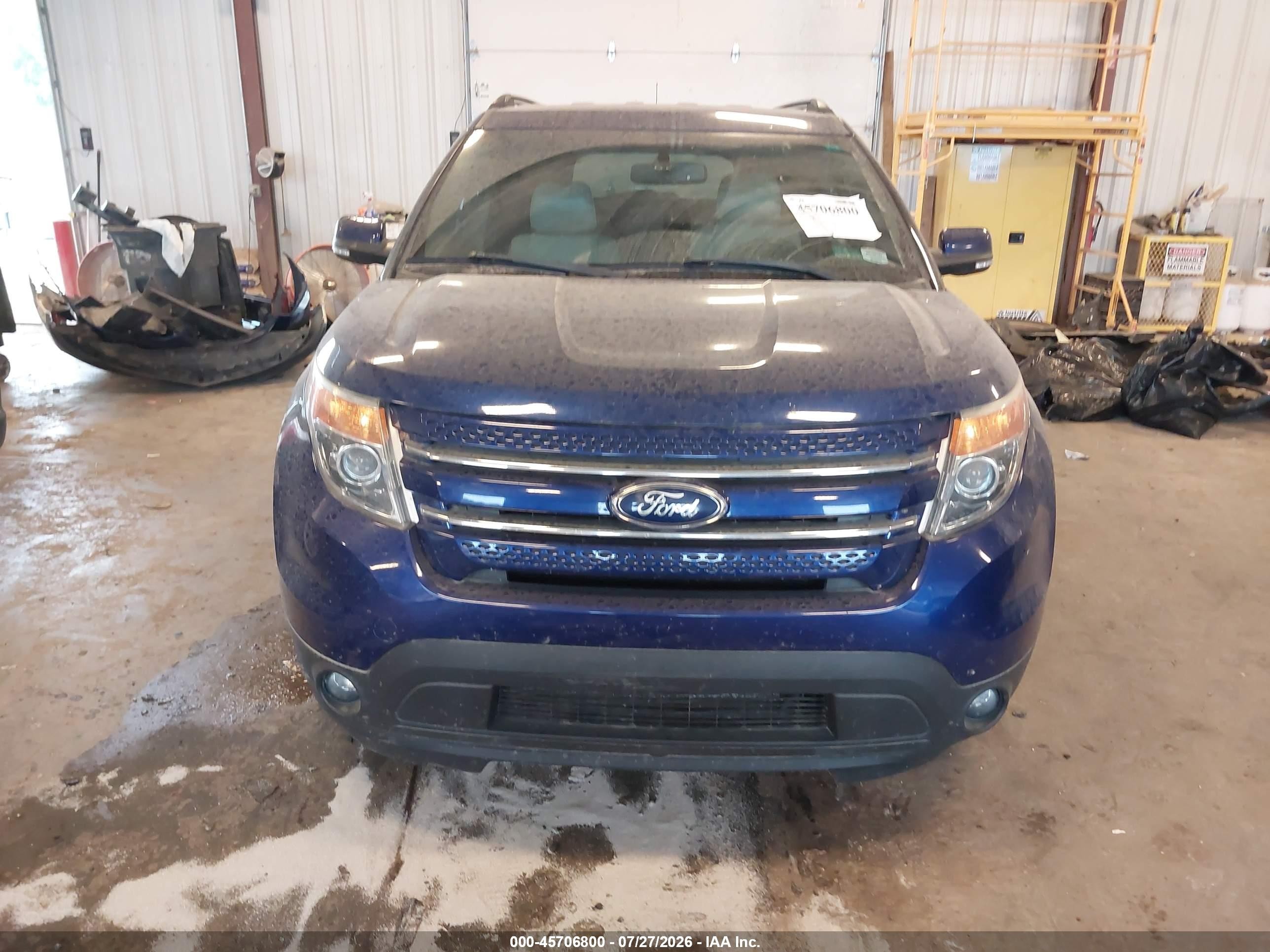 2015 Ford Explorer Limited Blue vin: 1FM5K8F8XFGA53618