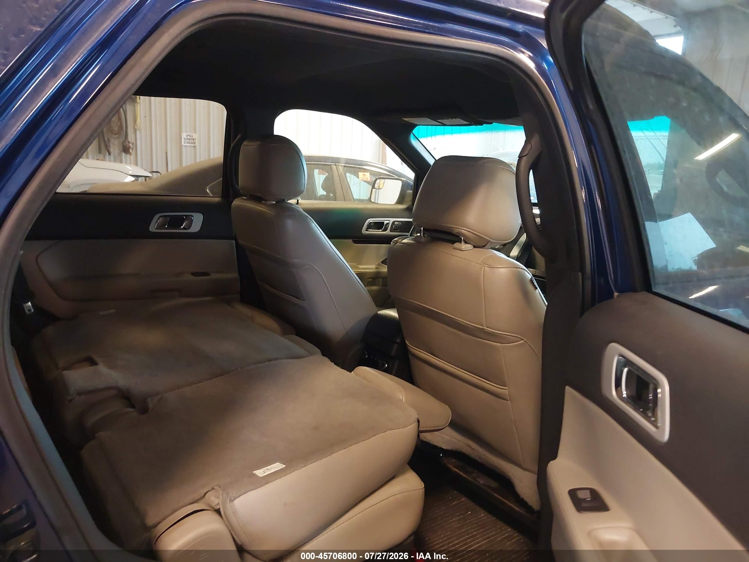 2015 Ford Explorer Limited Blue vin: 1FM5K8F8XFGA53618