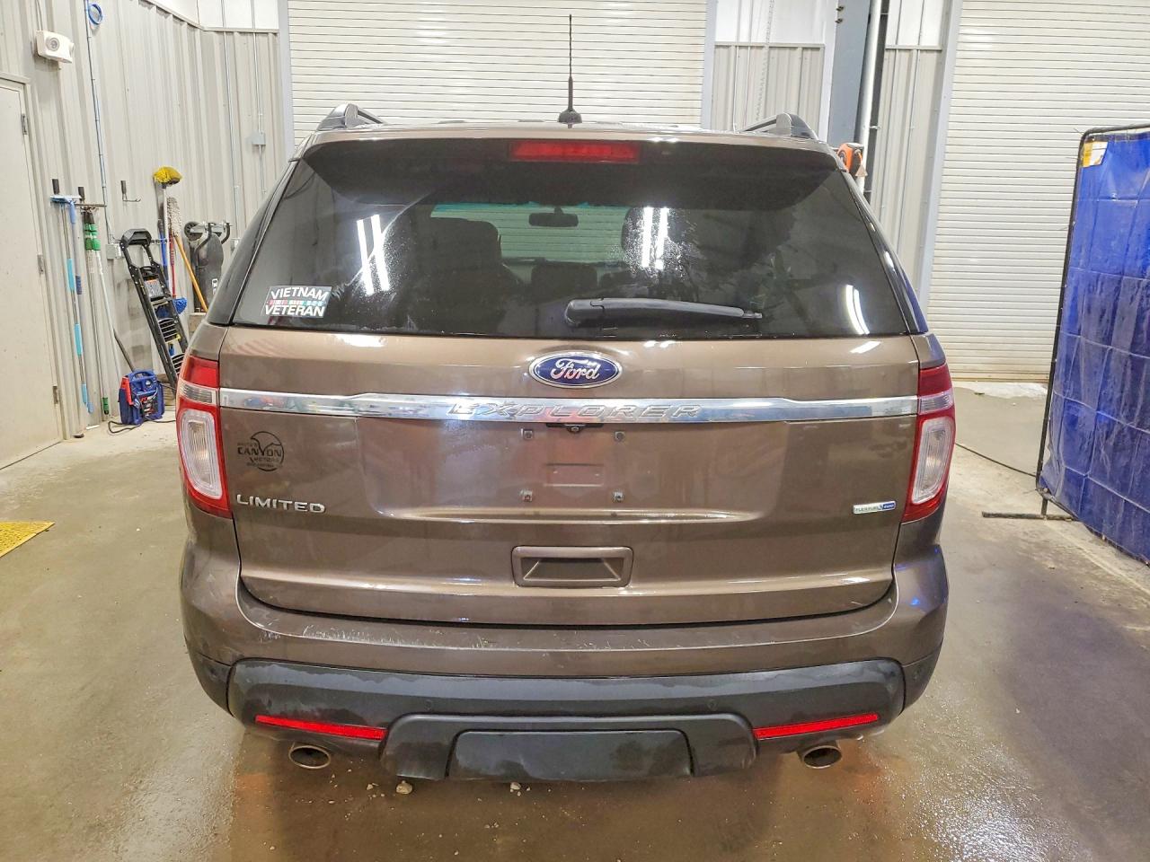 2015 Ford Explorer Limited Brown vin: 1FM5K8F8XFGA77126