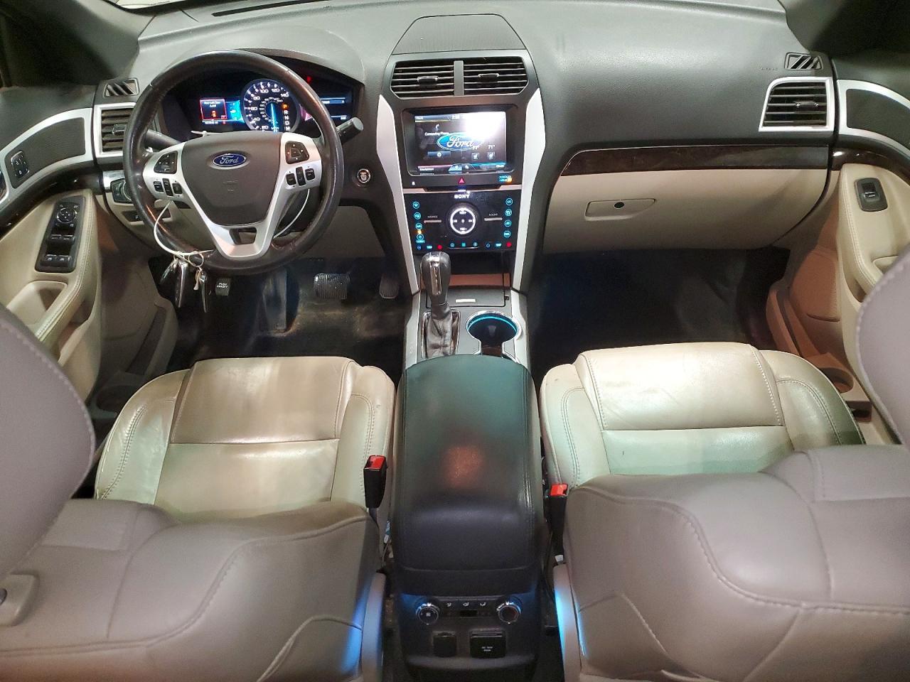 2015 Ford Explorer Limited Brown vin: 1FM5K8F8XFGA77126
