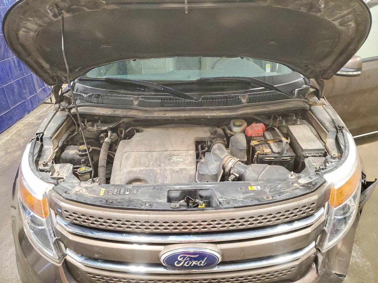 2015 Ford Explorer Limited Brown vin: 1FM5K8F8XFGA77126