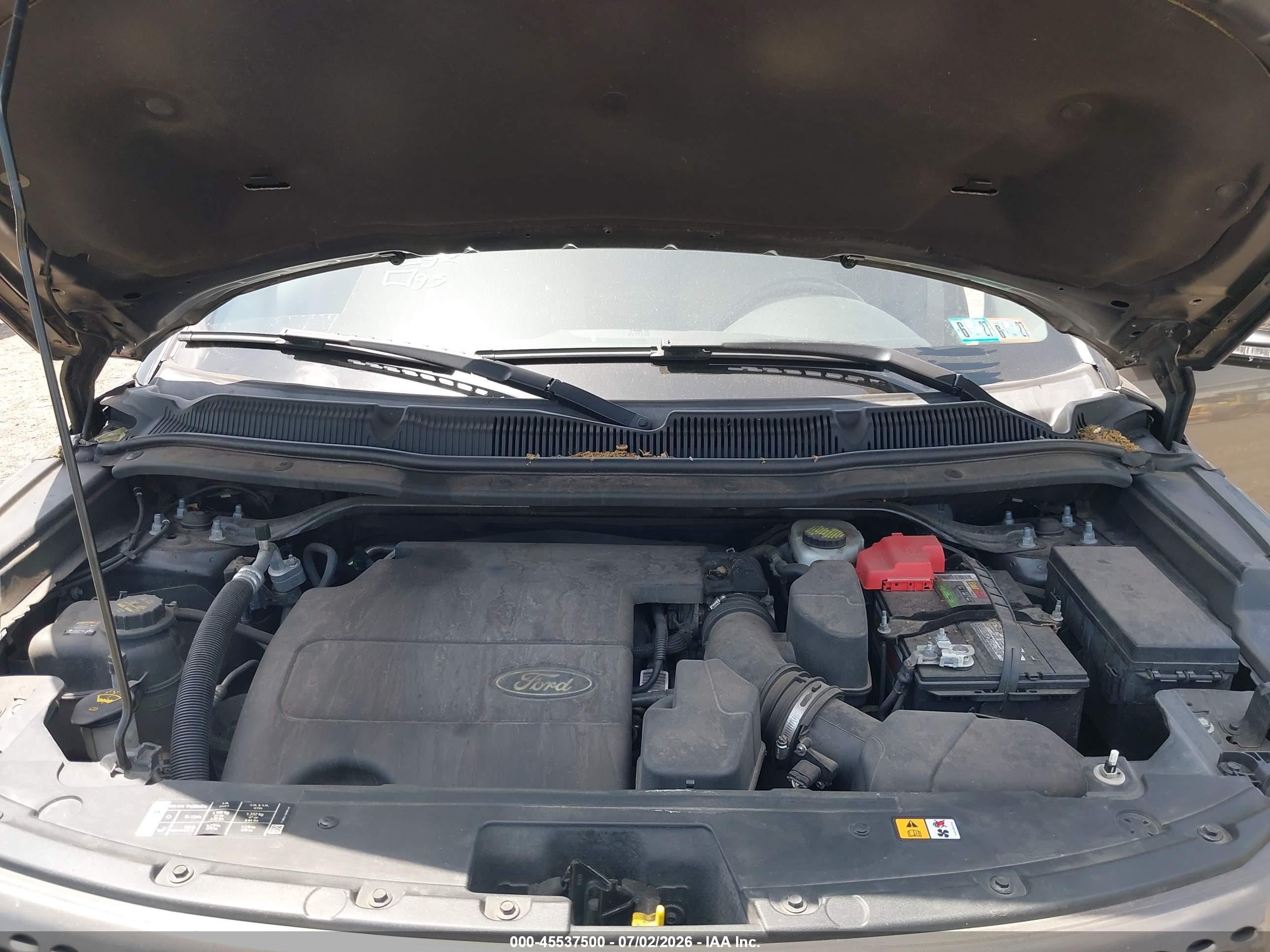 2015 Ford Explorer Limited Серый vin: 1FM5K8F8XFGB15499