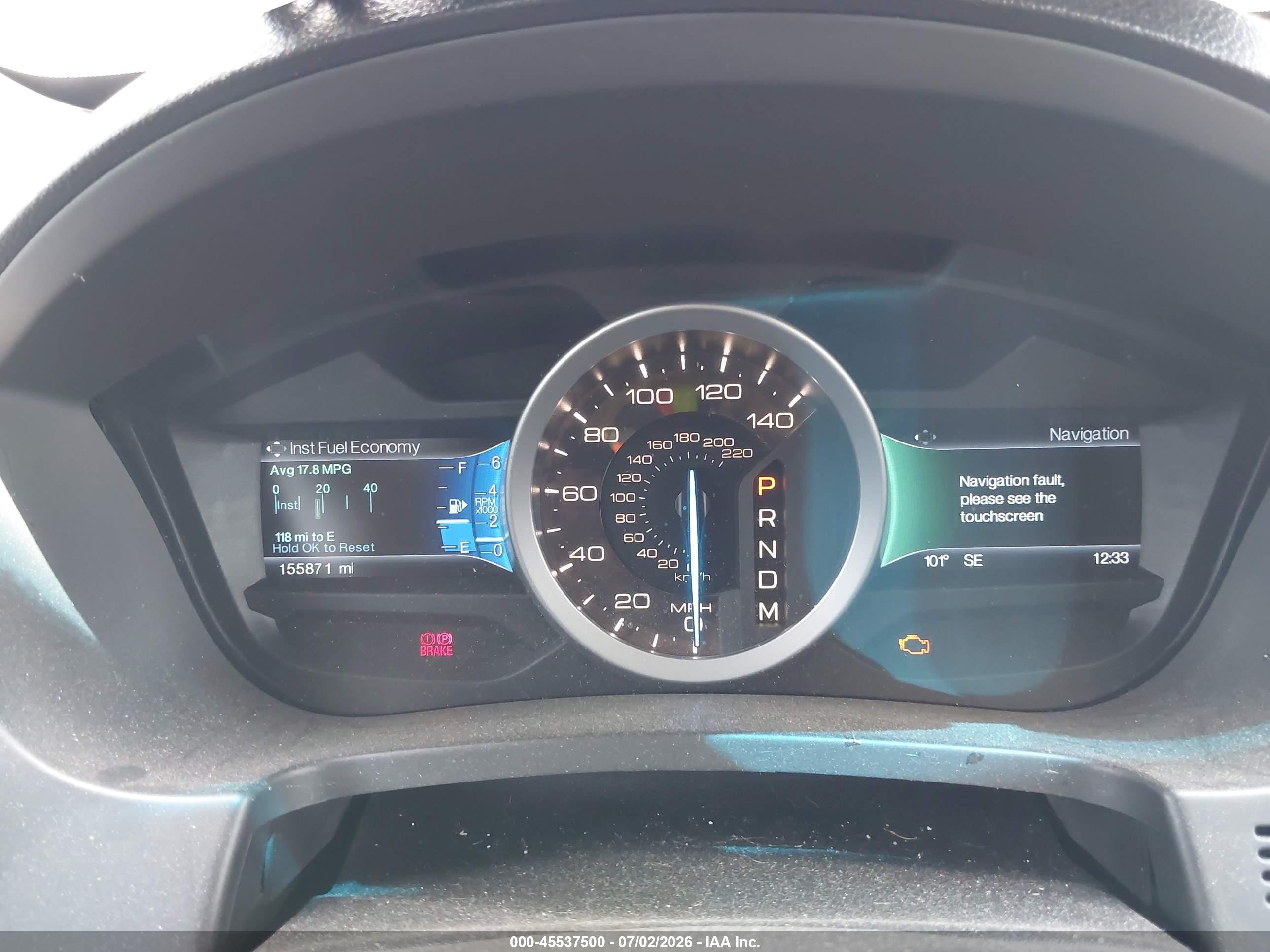 2015 Ford Explorer Limited Серый vin: 1FM5K8F8XFGB15499