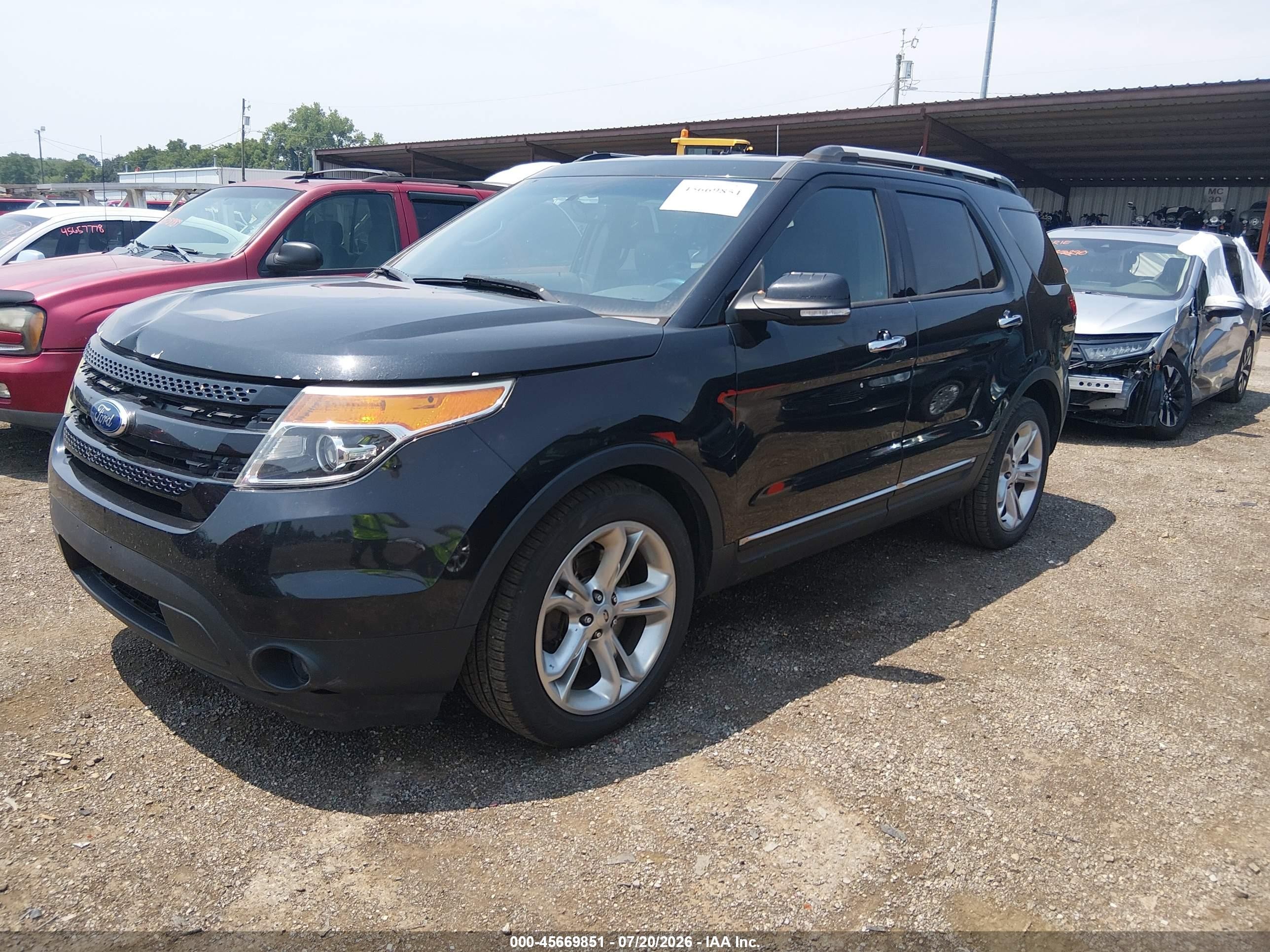 2015 Ford Explorer Limited Black vin: 1FM5K8F8XFGB81891
