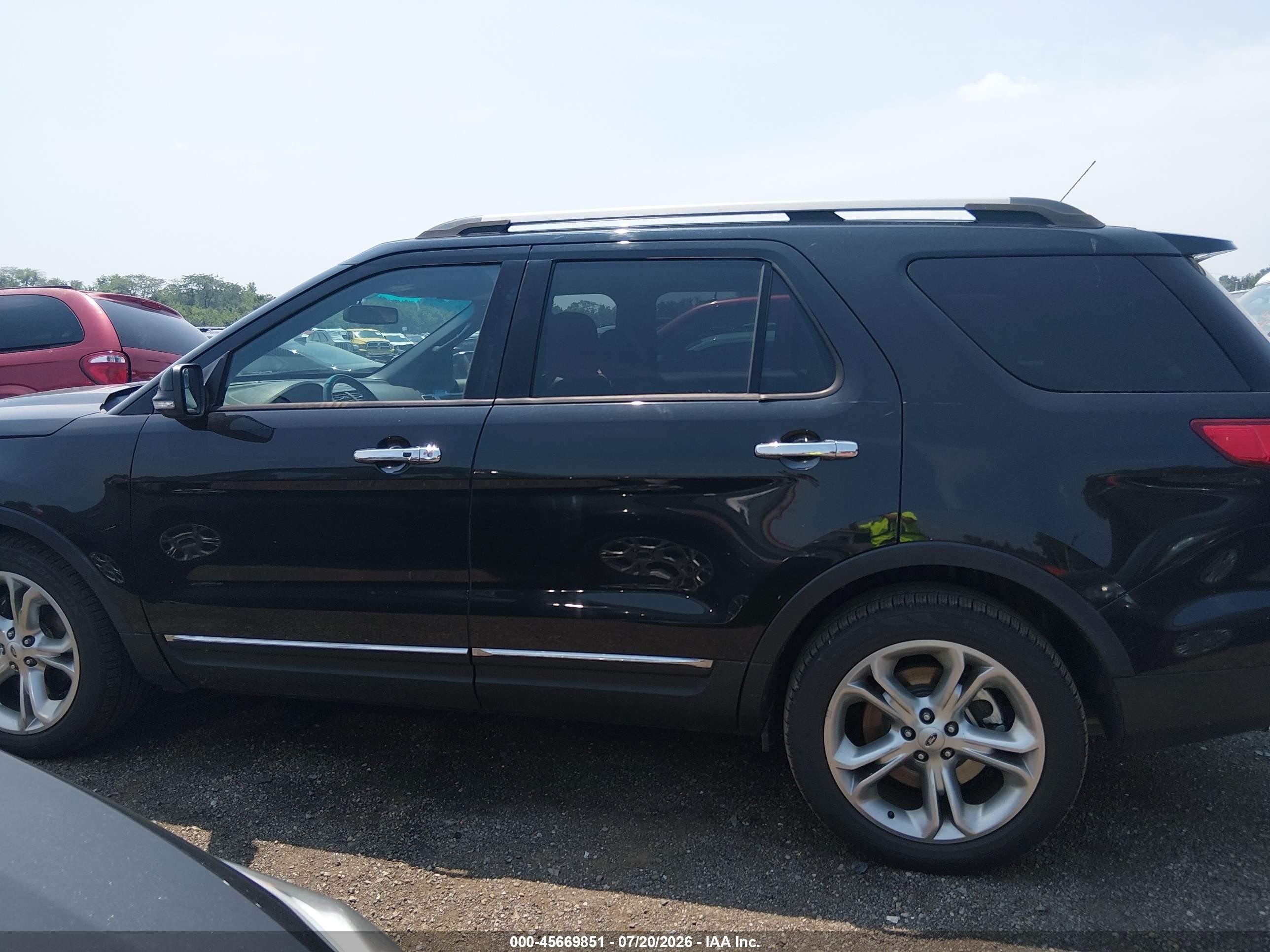 2015 Ford Explorer Limited Black vin: 1FM5K8F8XFGB81891