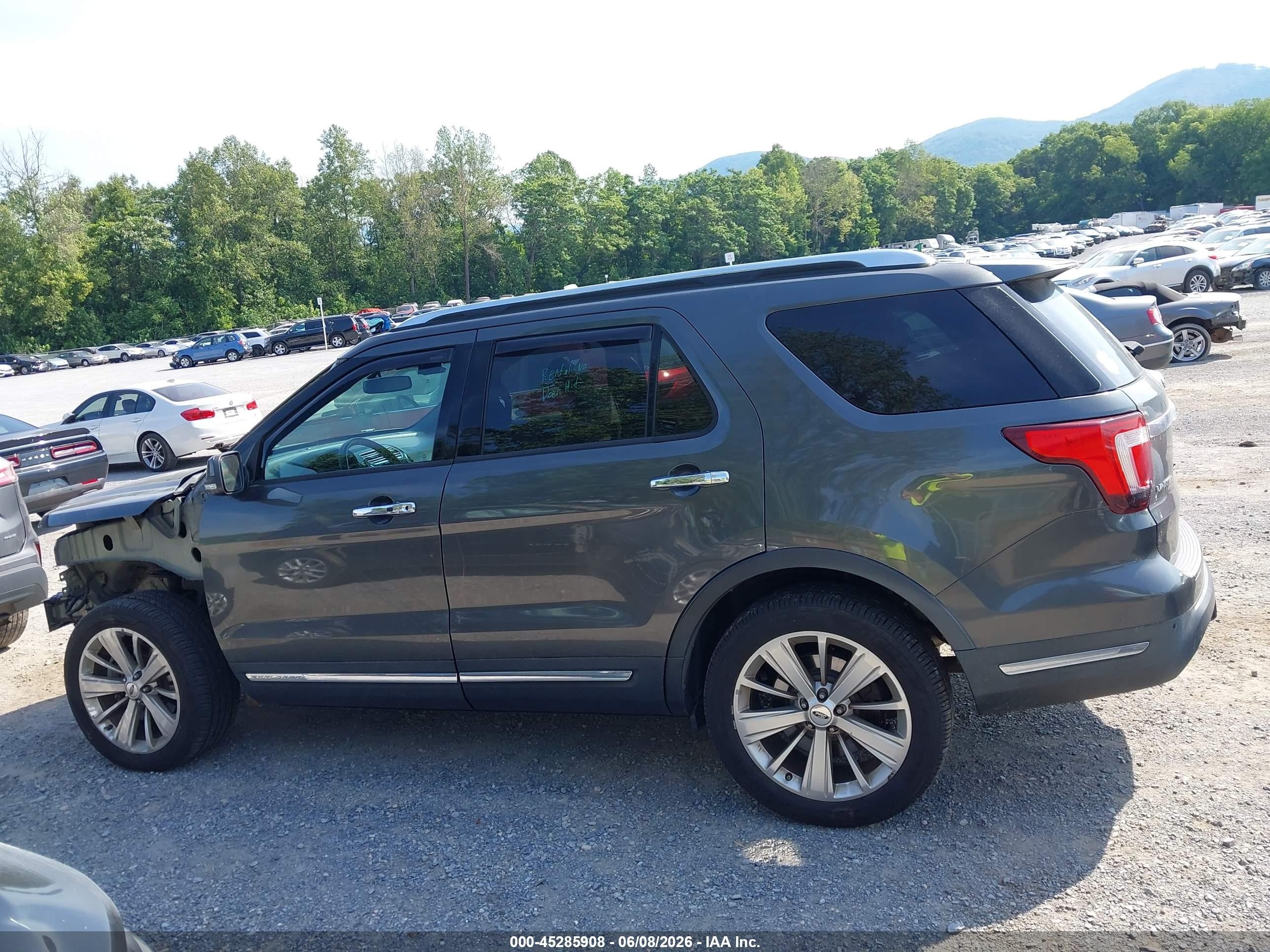 2019 Ford Explorer Limited Black vin: 1FM5K8F8XKGA11220