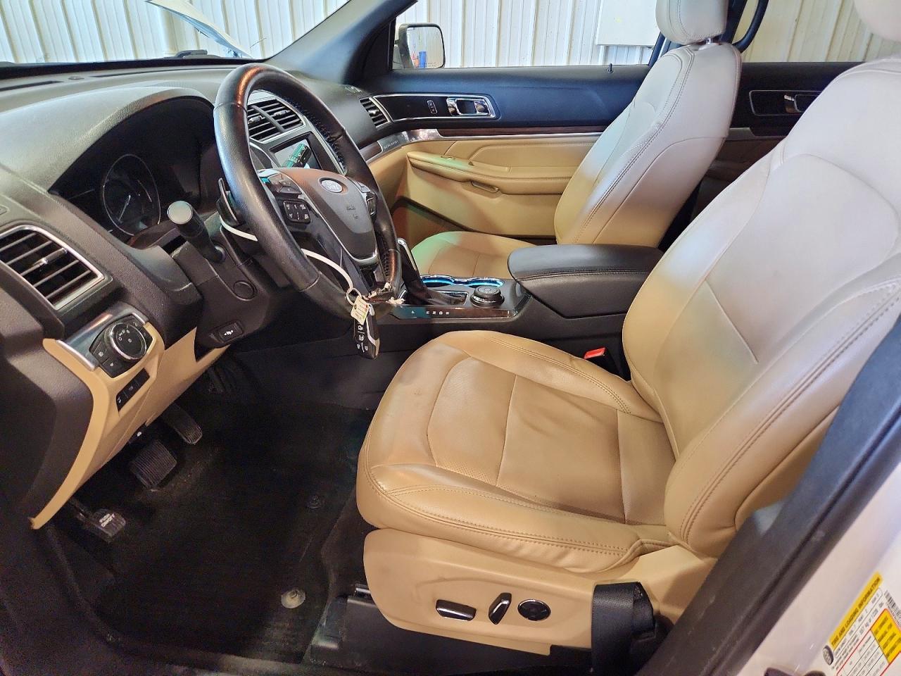 2017 Ford Explorer Limited White vin: 1FM5K8FH2HGA72957