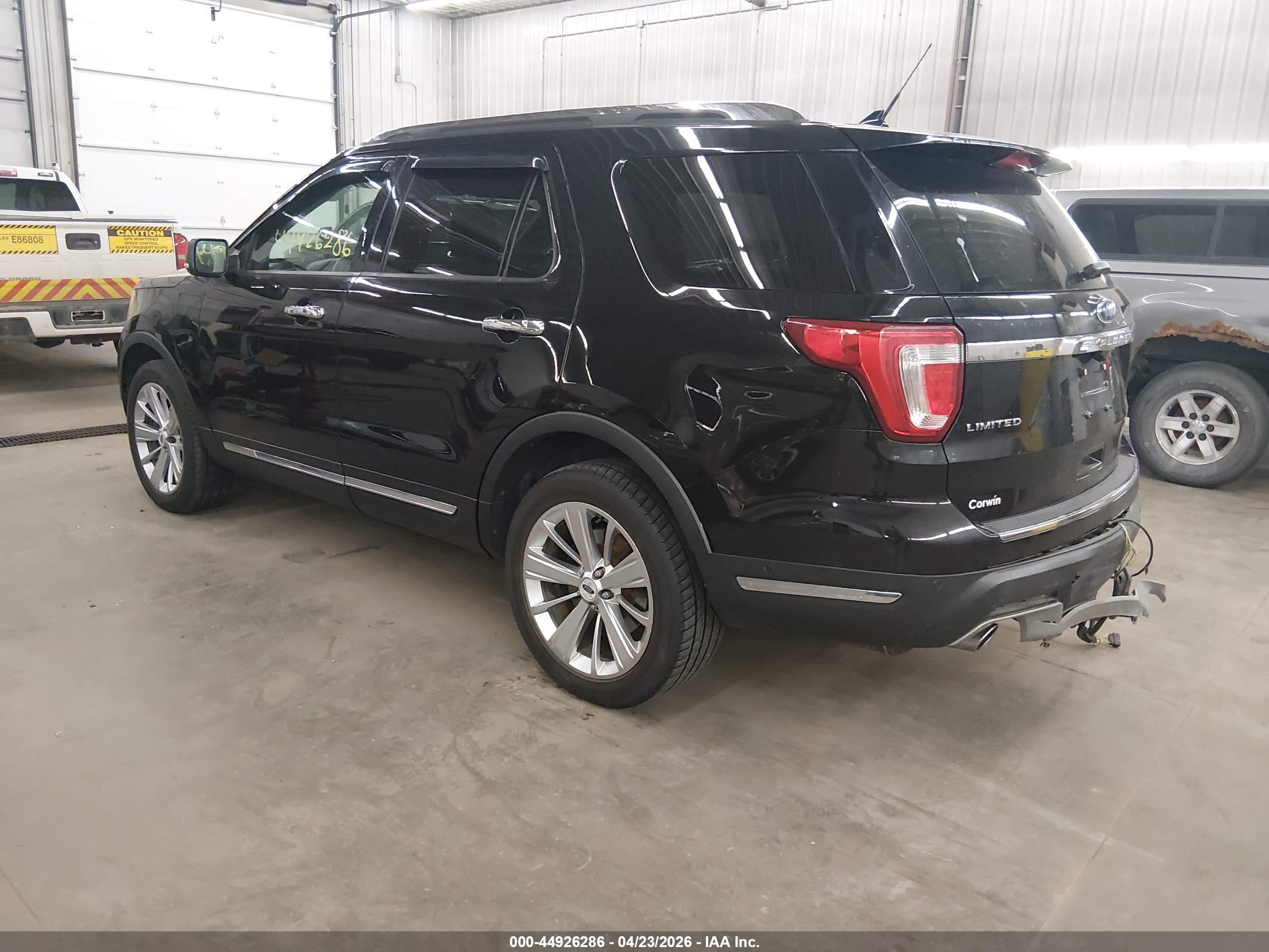 2019 Ford Explorer Limited Black vin: 1FM5K8FH6KGA17547