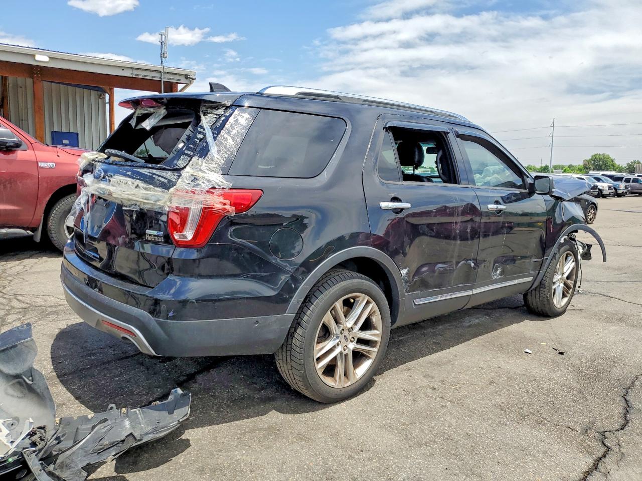 2016 Ford Explorer Limited Black vin: 1FM5K8FH8GGC63829