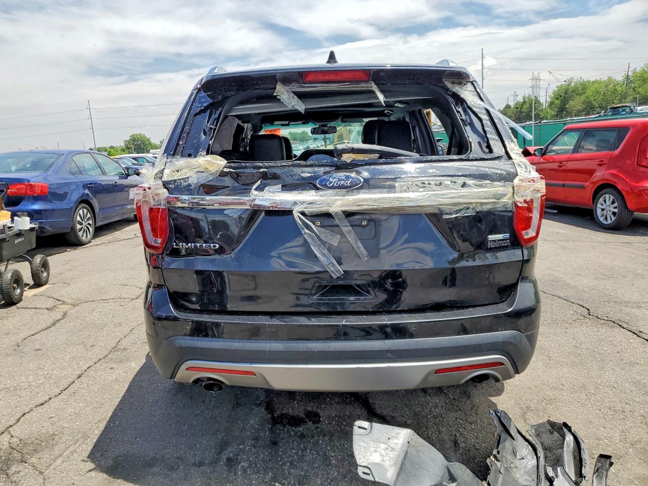2016 Ford Explorer Limited Black vin: 1FM5K8FH8GGC63829