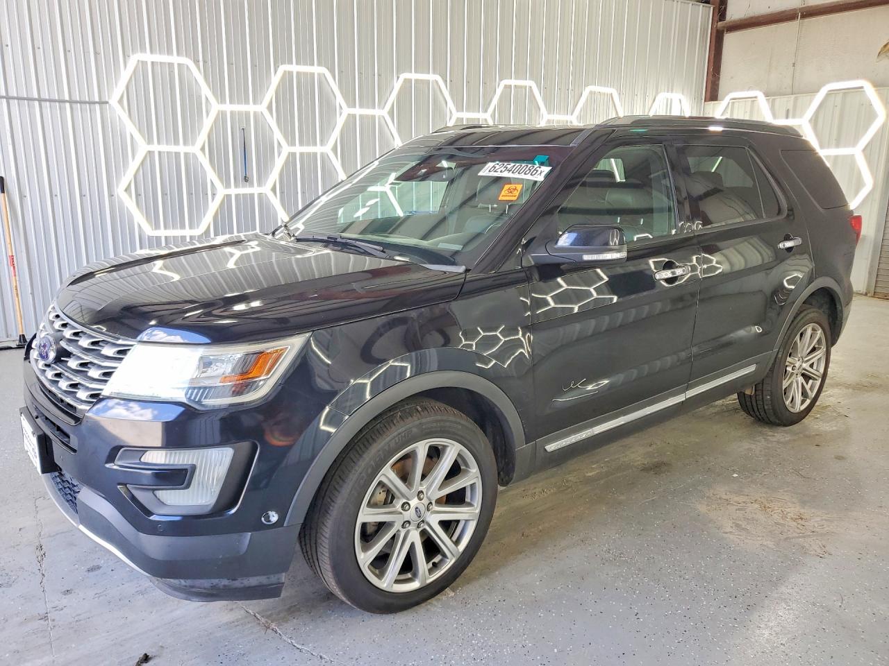2016 Ford Explorer Limited Black vin: 1FM5K8FHXGGD34710