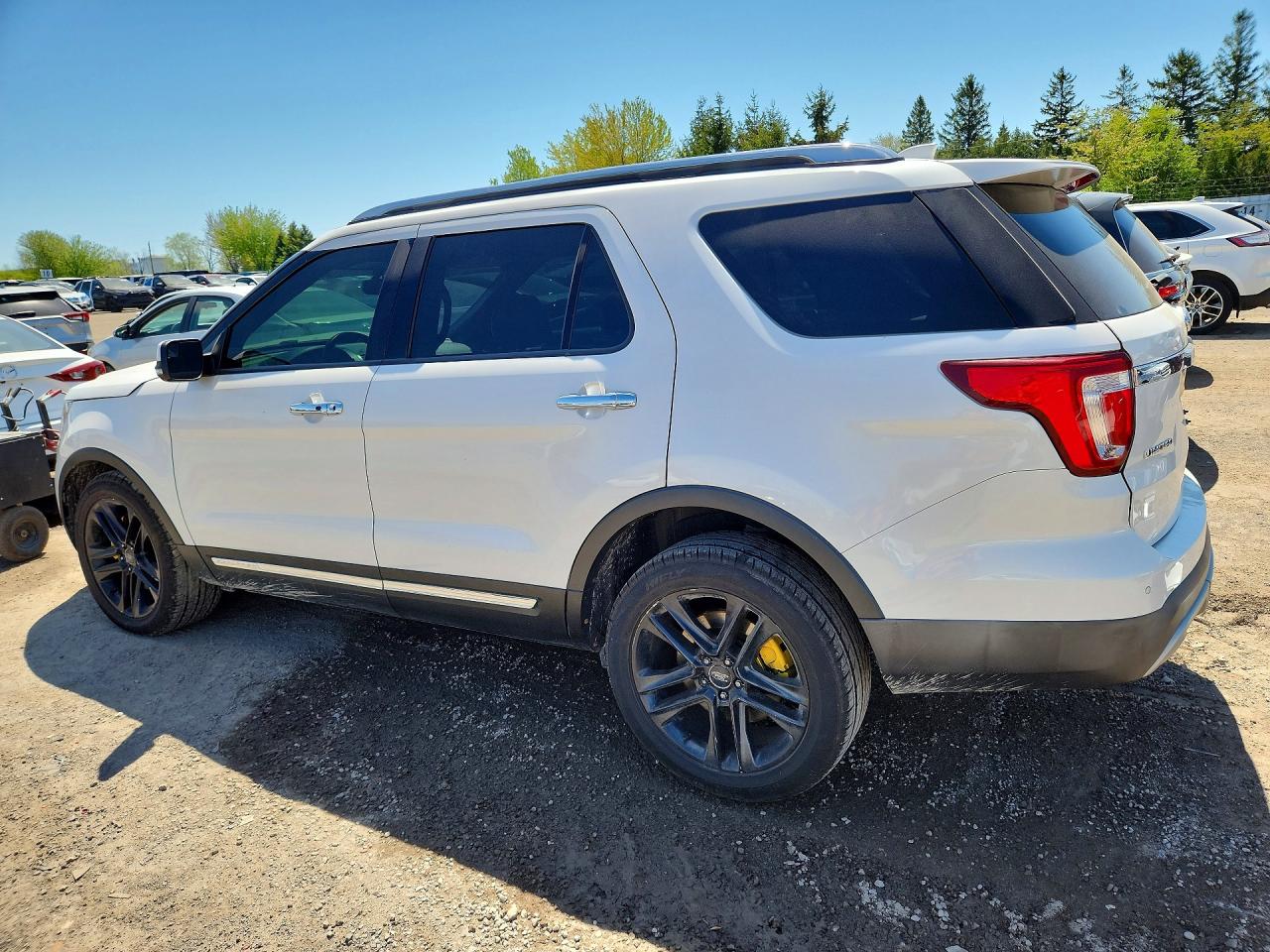 2017 Ford Explorer Limited White vin: 1FM5K8FHXHGC81038