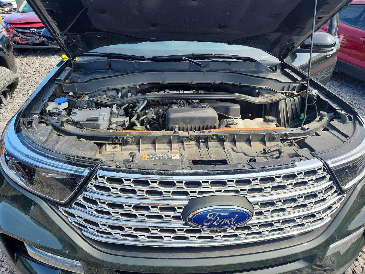 2022 Ford Explorer Limited Зеленый vin: 1FM5K8FW9NNA06167