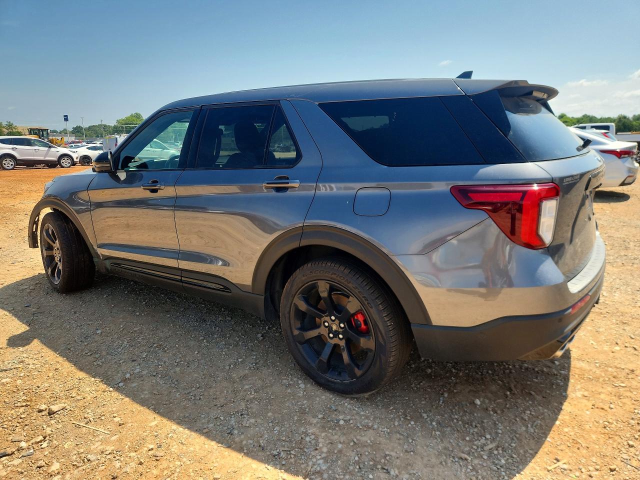 2022 Ford Explorer St Gray vin: 1FM5K8GC2NGA82659