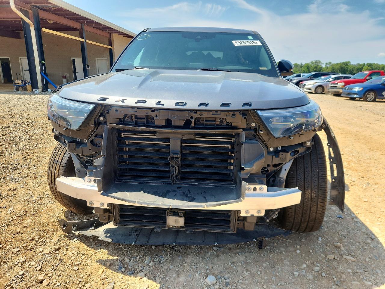 2022 Ford Explorer St Gray vin: 1FM5K8GC2NGA82659