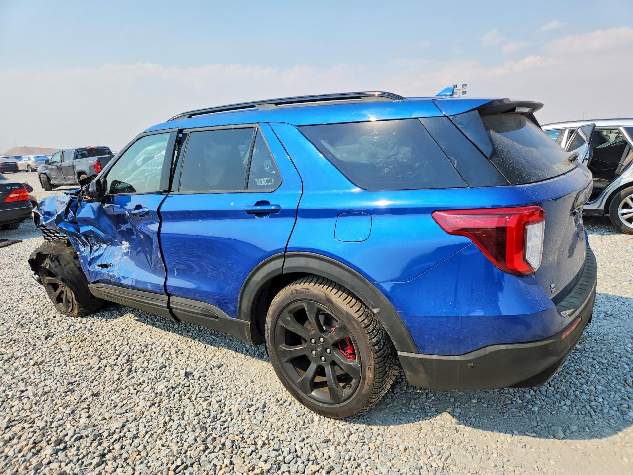 2020 Ford Explorer St Blue vin: 1FM5K8GC4LGC23373