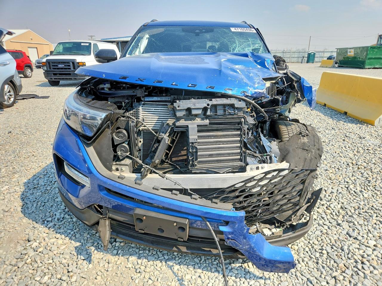 2020 Ford Explorer St Blue vin: 1FM5K8GC4LGC23373