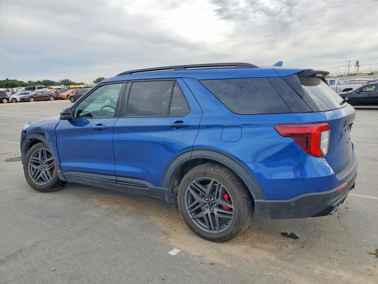 2020 Ford Explorer St Blue vin: 1FM5K8GC7LGC90811