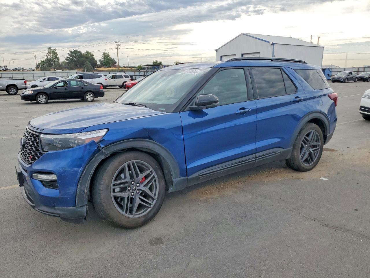 2020 Ford Explorer St Blue vin: 1FM5K8GC7LGC90811