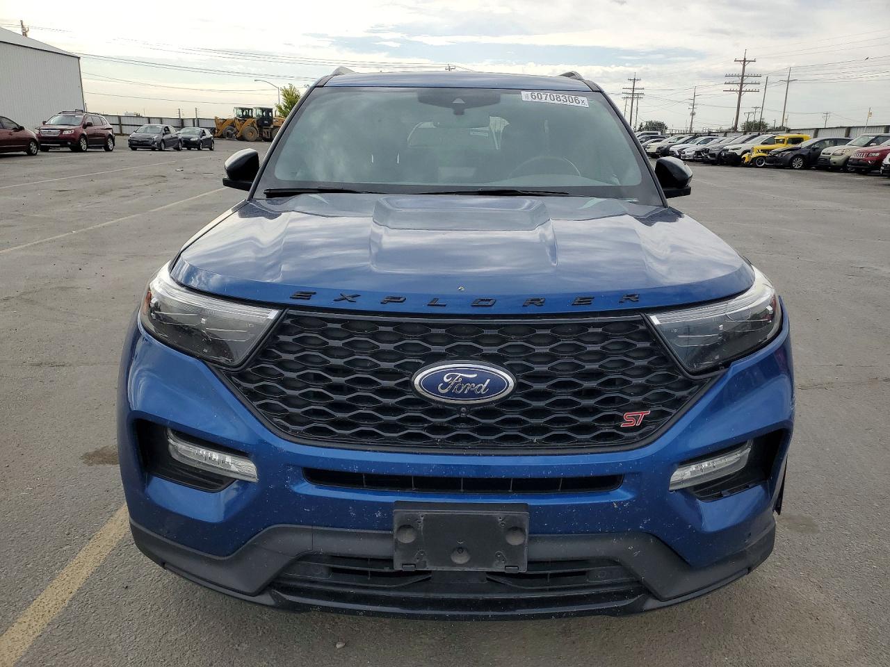 2020 Ford Explorer St Blue vin: 1FM5K8GC7LGC90811